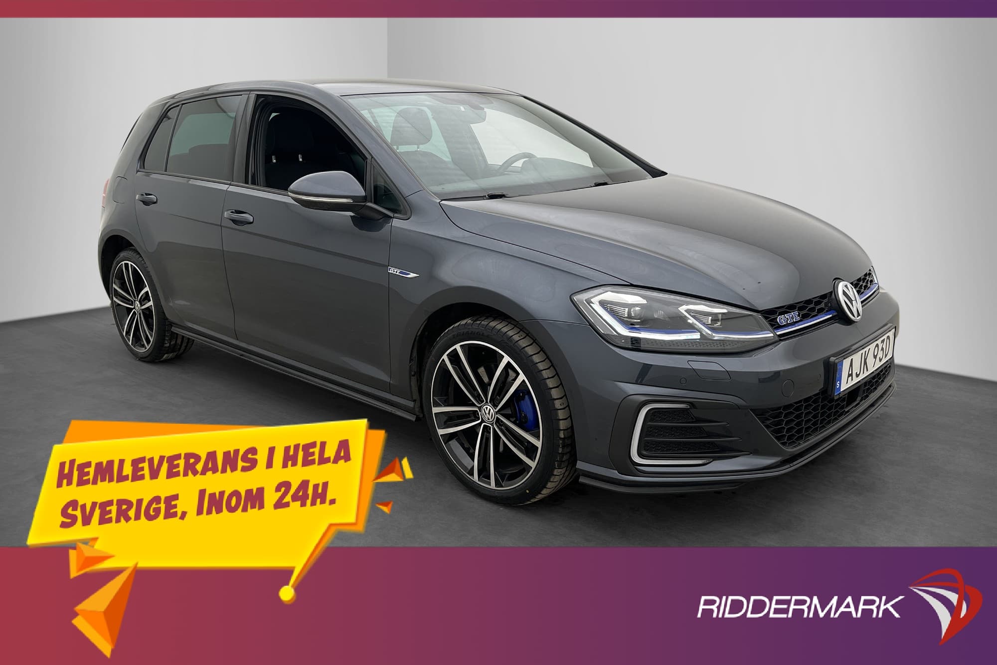 Volkswagen Golf GTE 204hk Cockpit P-Värmare Navi P-Sensorer