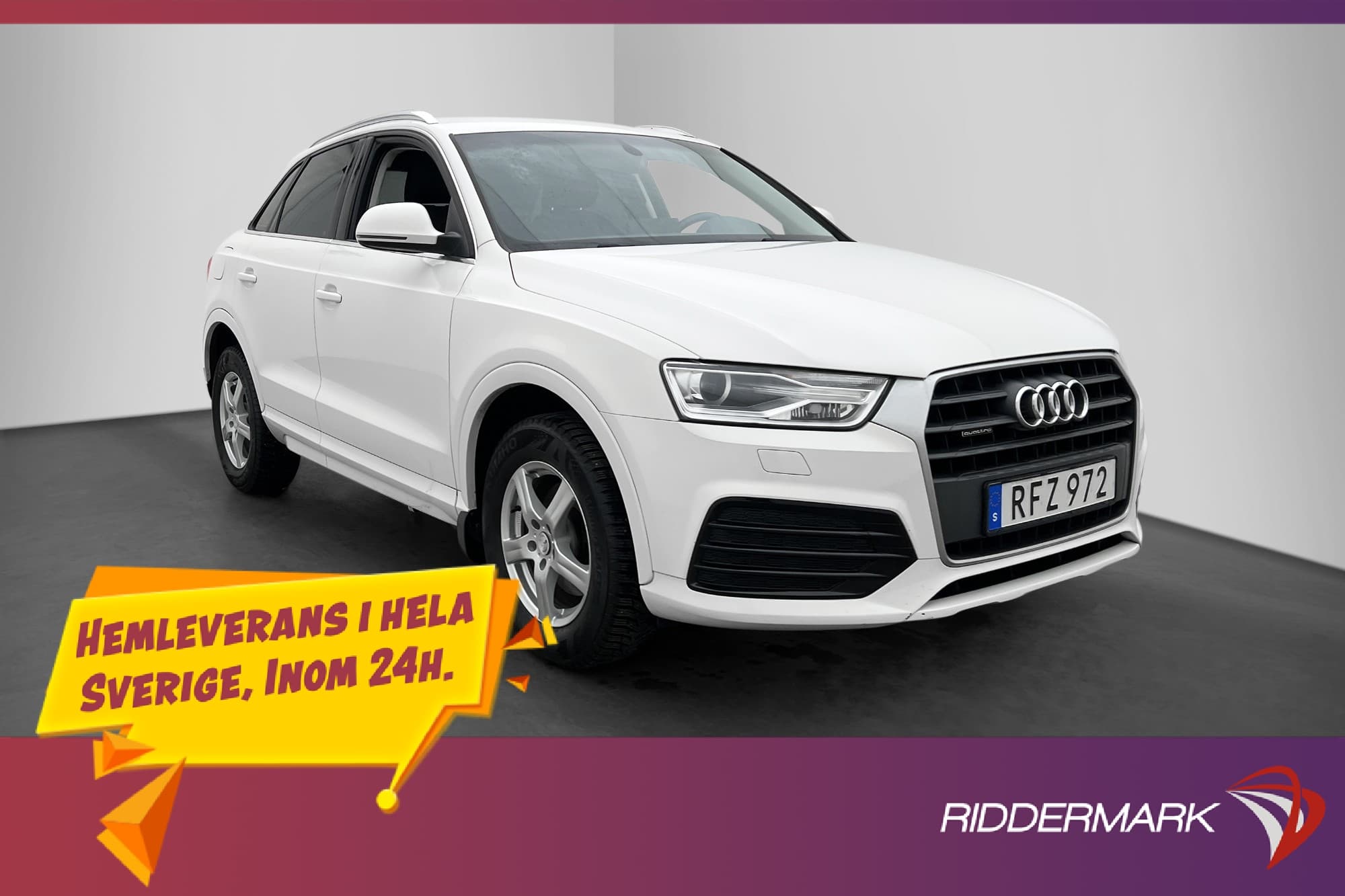 Audi Q3 2.0 TDI Q Sportstolar Keyless Sensorer Bluetooth