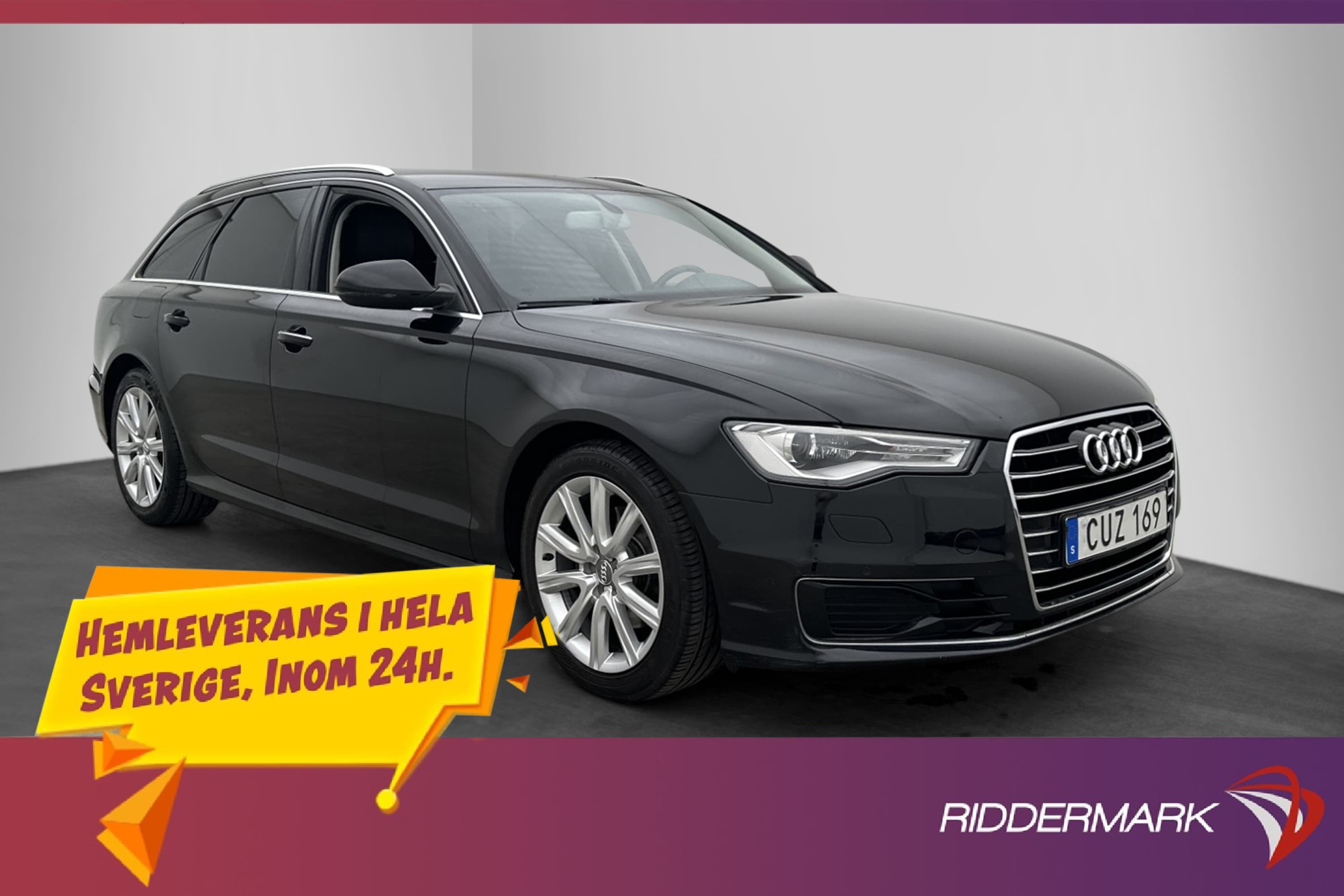 Audi A6 Avant TDI 190hk Sport Edition P-Sensorer Skinn Drag
