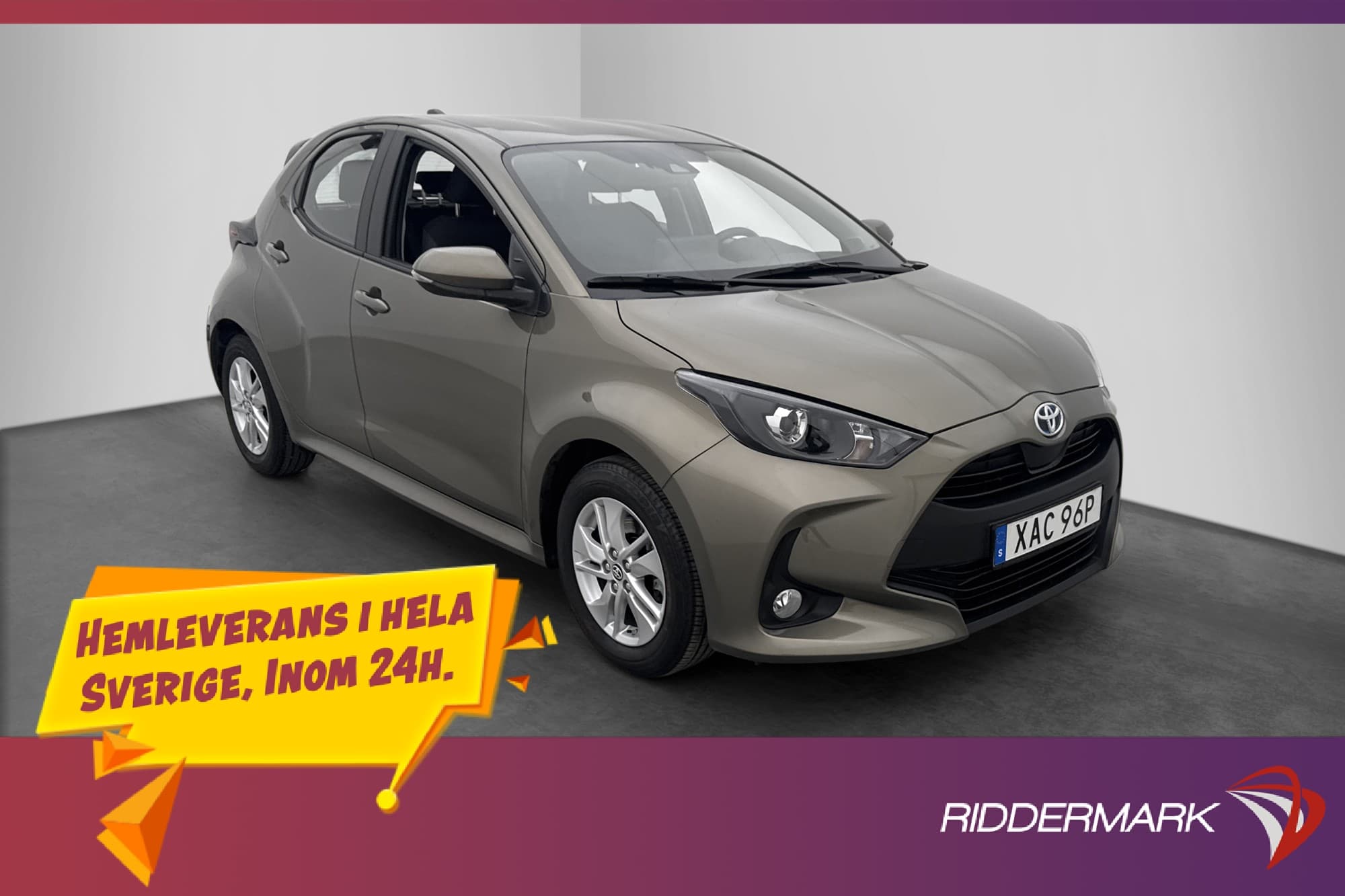 Toyota Yaris Hybrid Active B-kamera Adaptiv farthållare