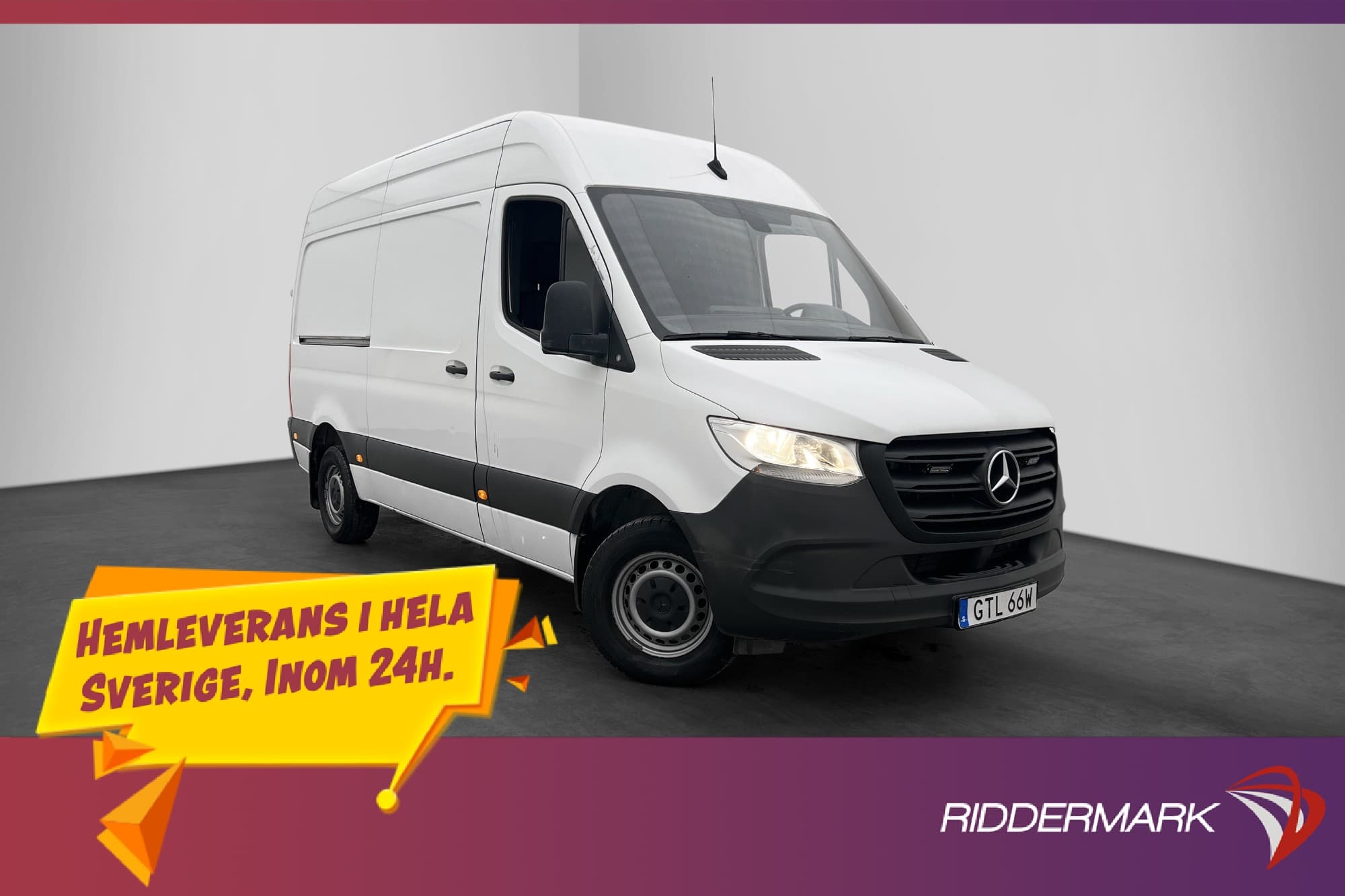 Mercedes-Benz Sprinter L2H2 317 Värmare Drag CARPLAY Moms