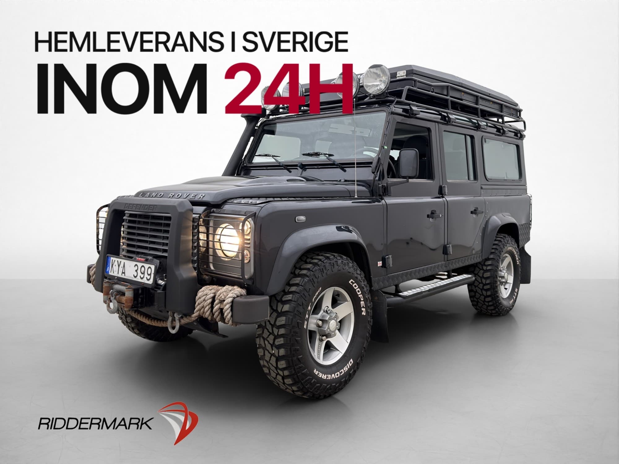 Land Rover Defender 110 TD4 4x4 Taktält Vinsch Två-Brukare