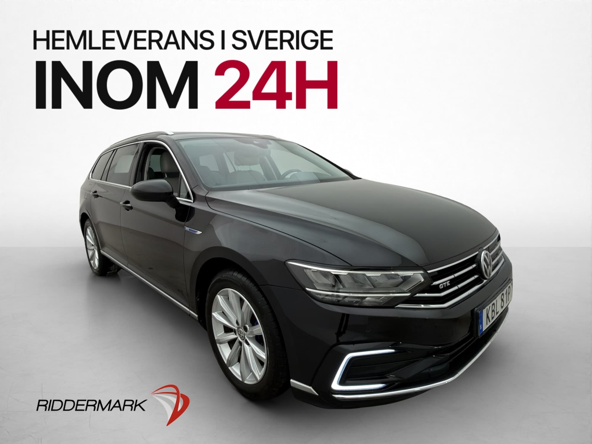 Volkswagen Passat GTE Skinn P-värmare Kamera Drag 218hk