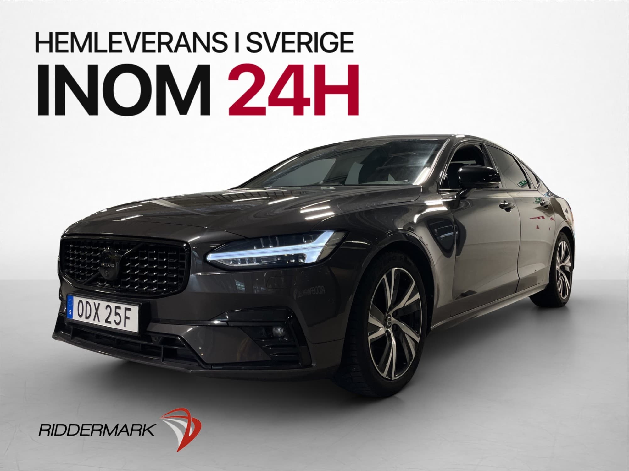 Volvo S90 B6 AWD R-Design VoC Värmare B&W Taklucka 360° HuD