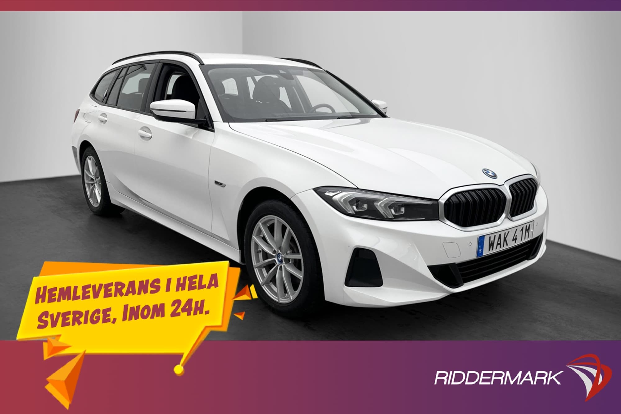 BMW 330e xDrive 292hk Dragkrok Rattvärme CarPlay Navigator