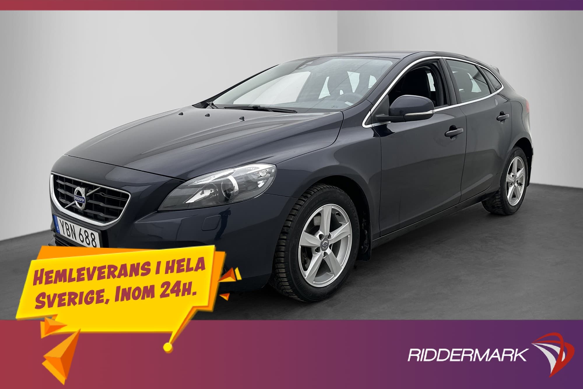 Volvo V40 D3 150hk Momentum Värmare Kamera Drag 0.38l/Mil