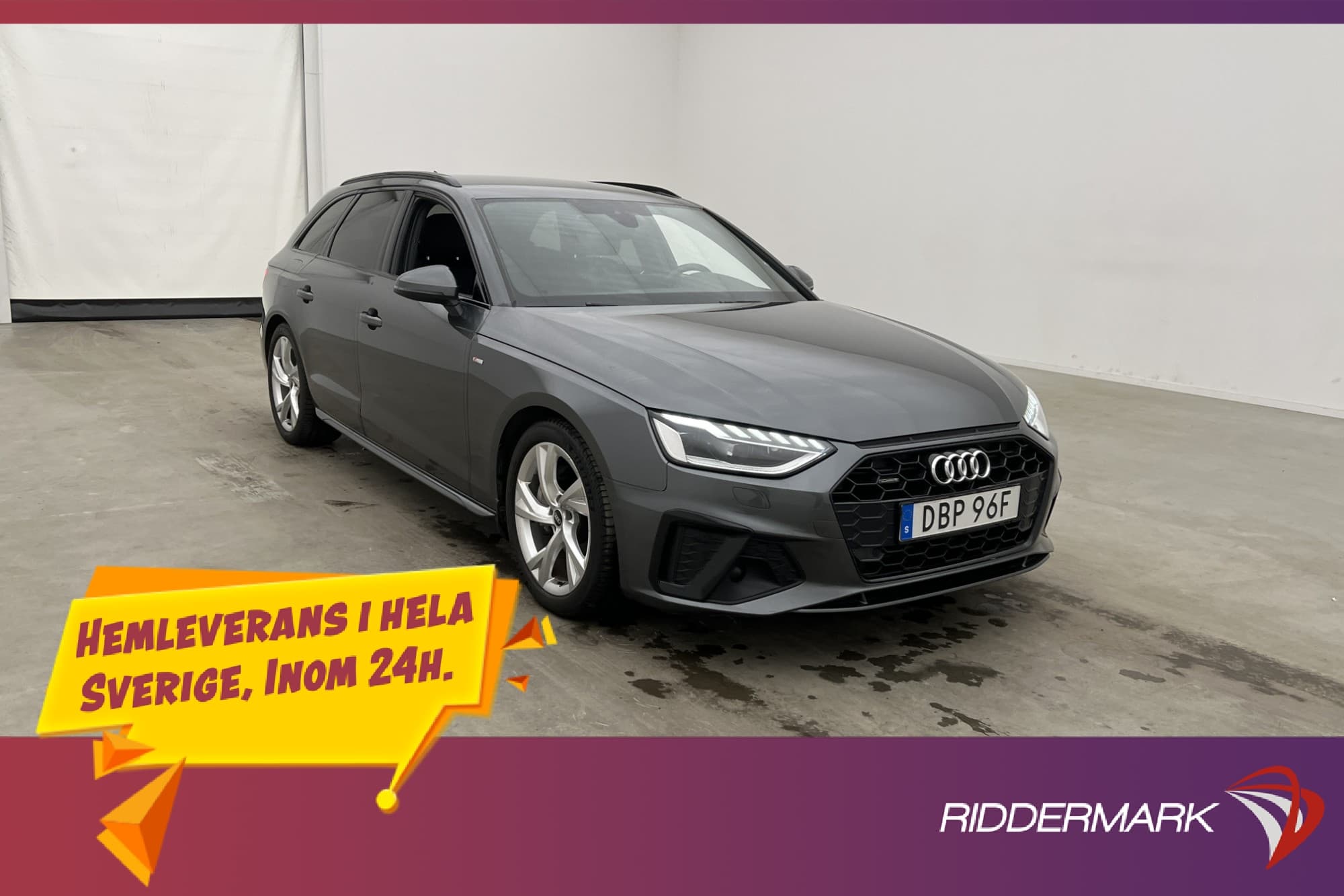 Audi A4 40 TFSI quattro S Line Matrix Cockpit Värmare Drag