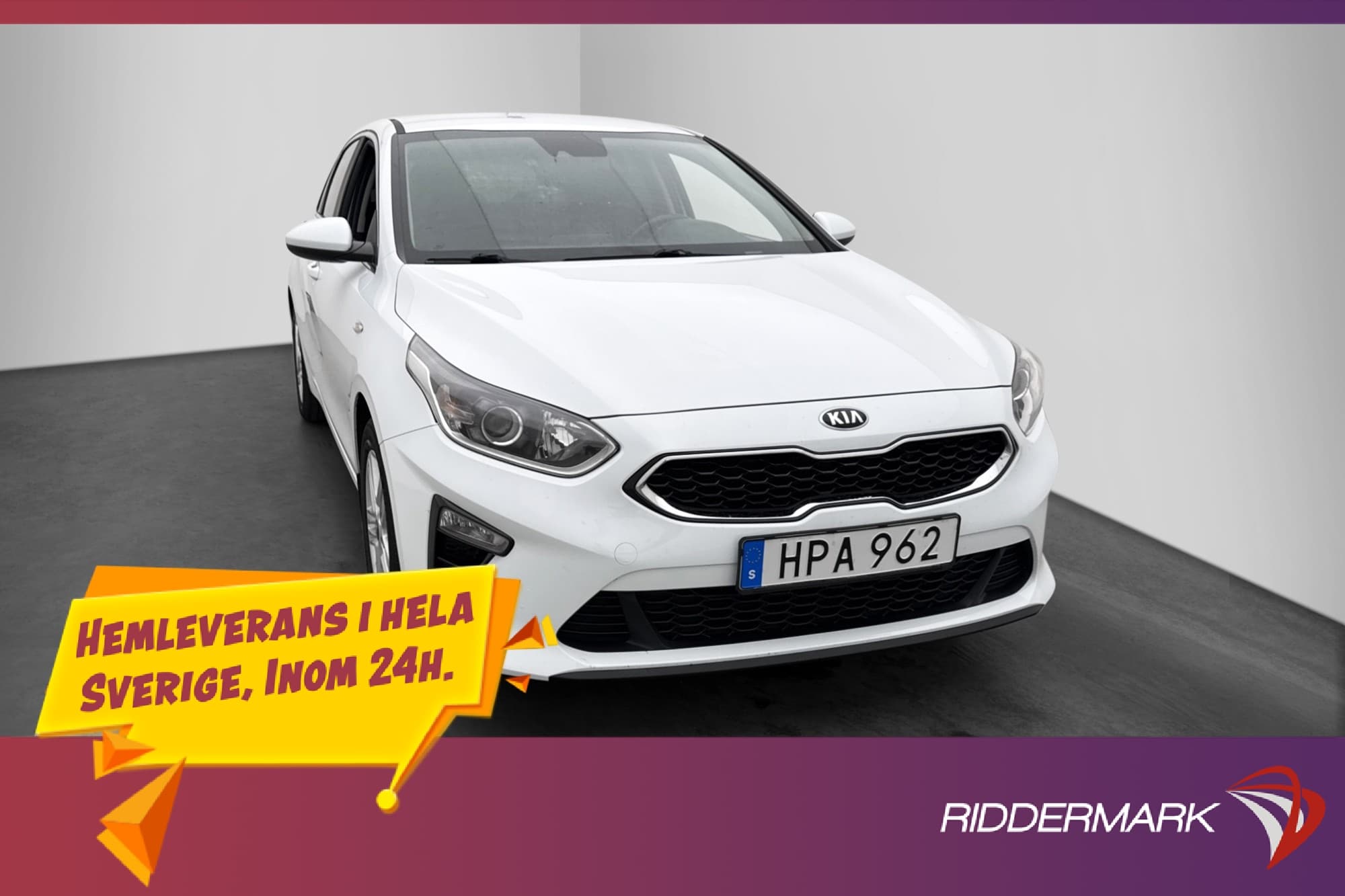 Kia Ceed 1.0 T-GDI 120hk Action Kamera Sensorer Rattvärme