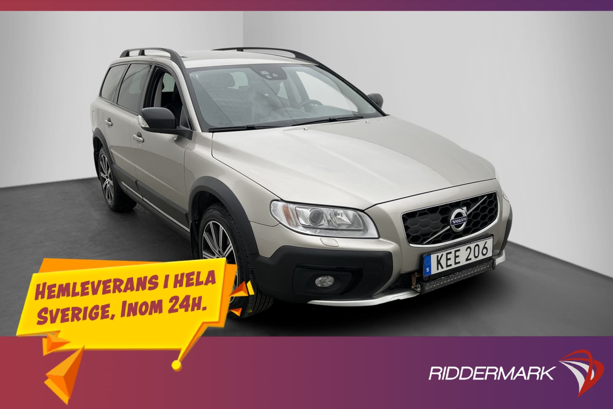 Volvo XC70 D4 AWD Dynamic Värmare Skinn Navi Dragkrok