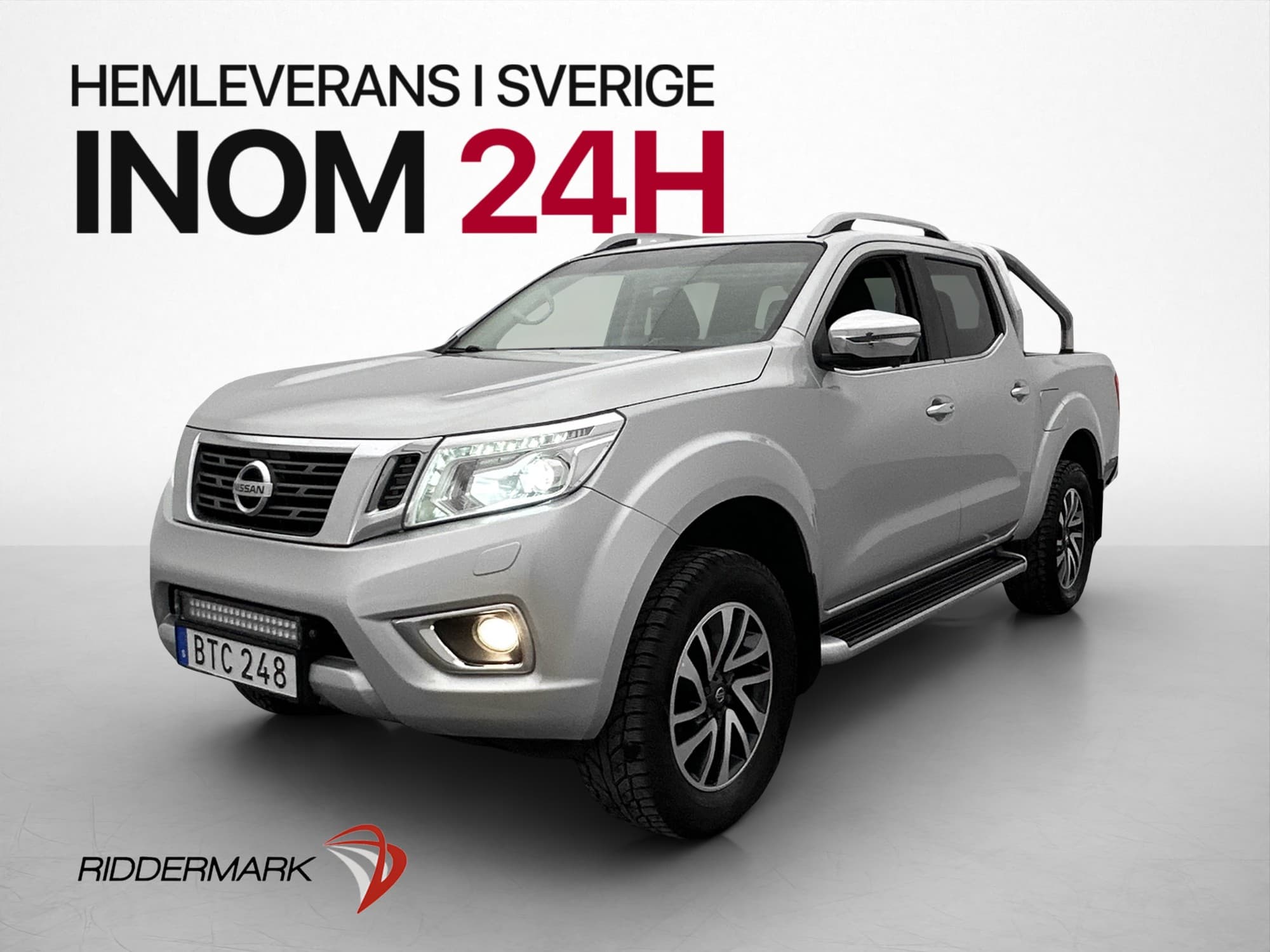 Nissan Navara Tekna 2.3 4WD Dragkrok Diff Skinn 360° Moms
