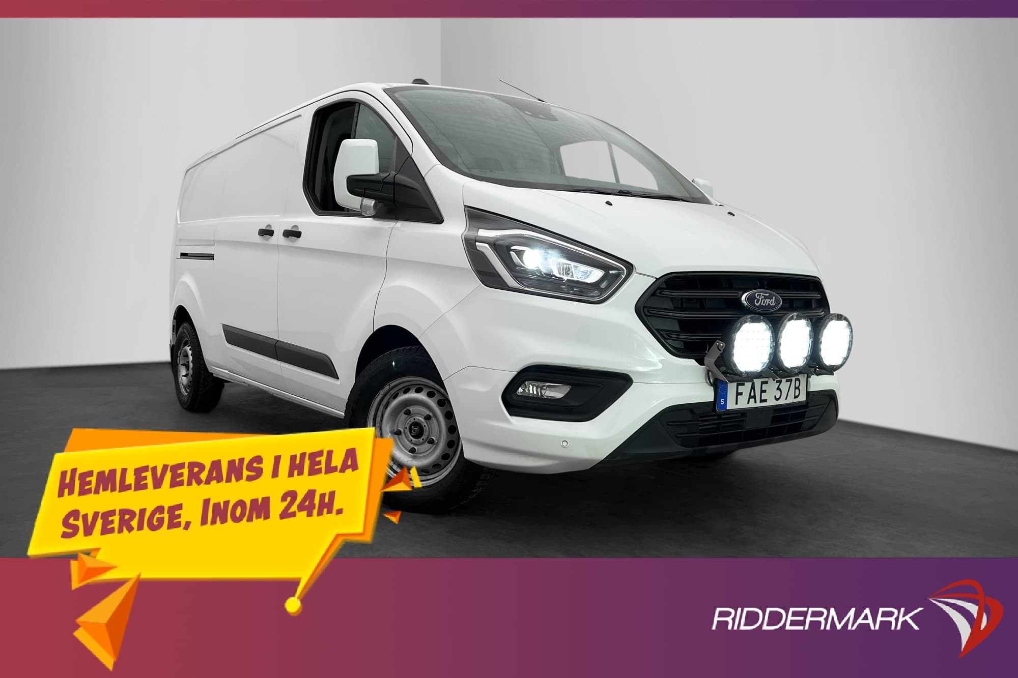 Ford Transit Custom 300 L2 Värmare Drag B-Kamera CARPLAY