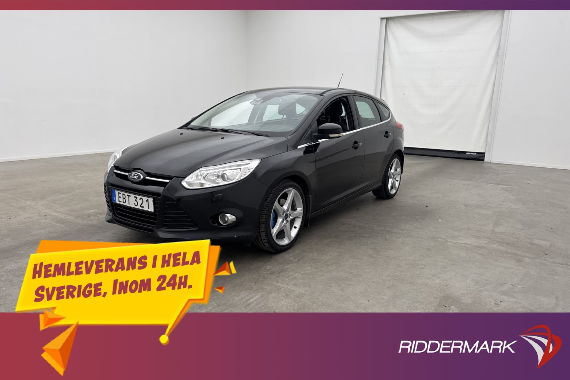 Ford Focus 1.6 EcoBoost 150hk Titanium P-Sensorer Dragkrok