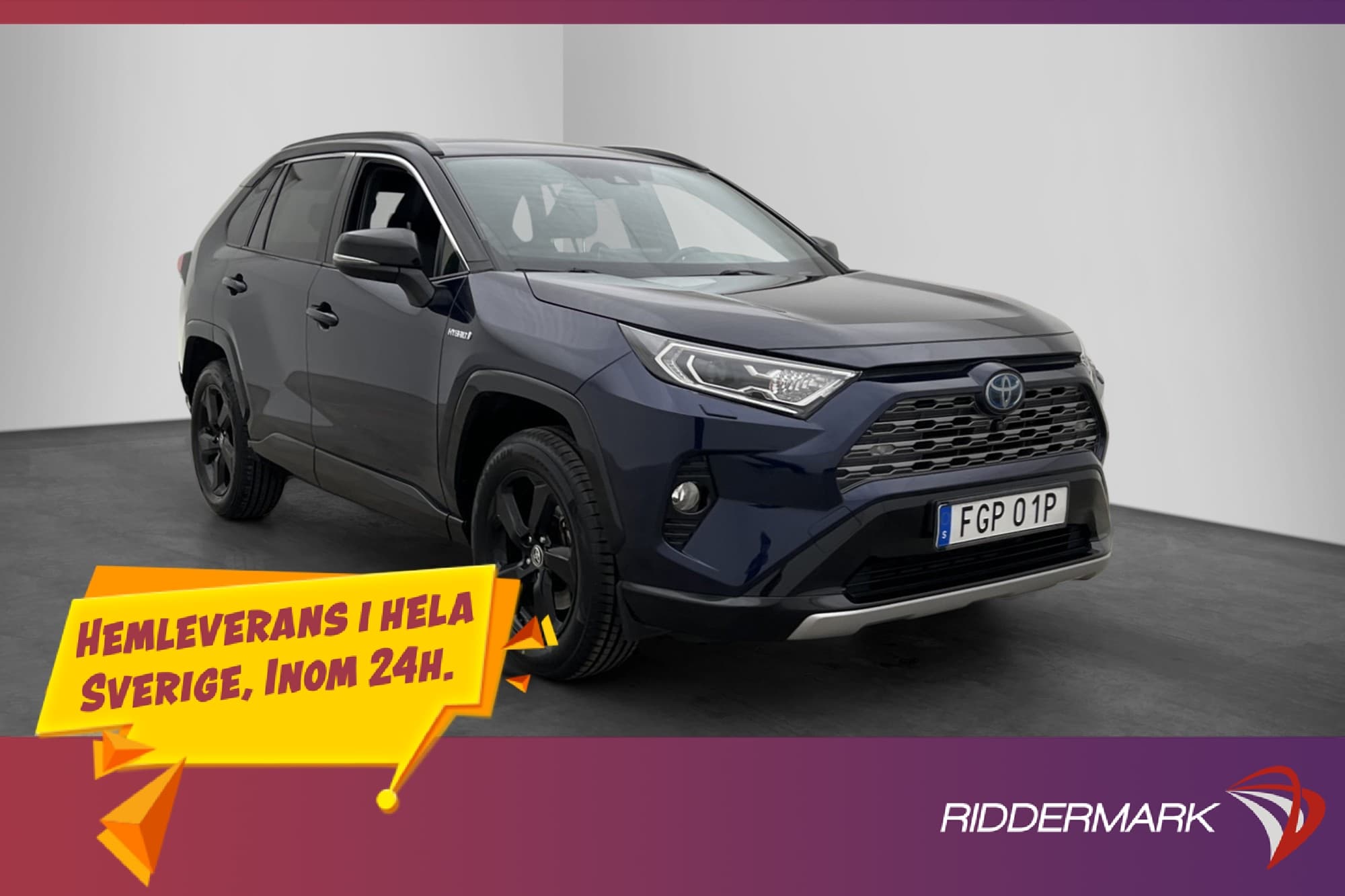 Toyota RAV4 Hybrid E-CVT 218hk Style 360° JBL Navi Sensorer