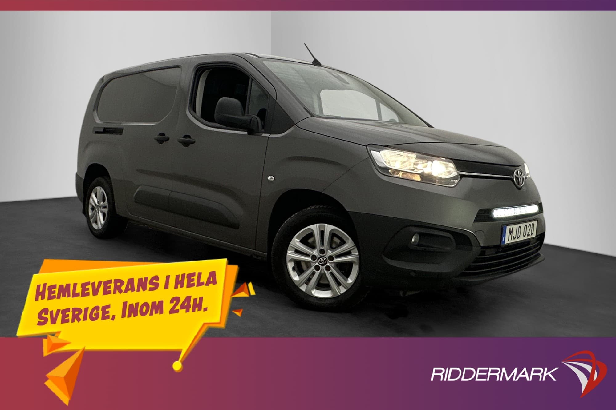 Toyota ProAce City L2 1.2 Värmare Drag 2xDörr CARPLAY Kamera