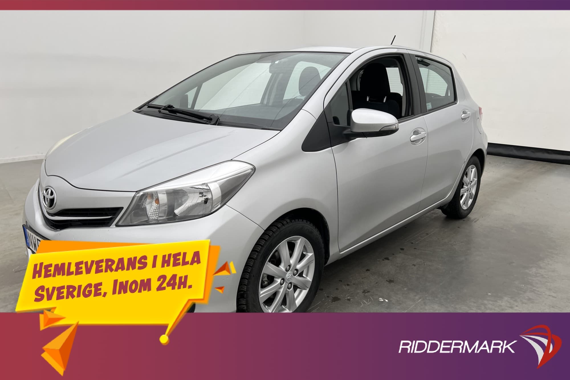 Toyota Yaris Active 99hk Active M&K-Värmare Kamera Dragkrok