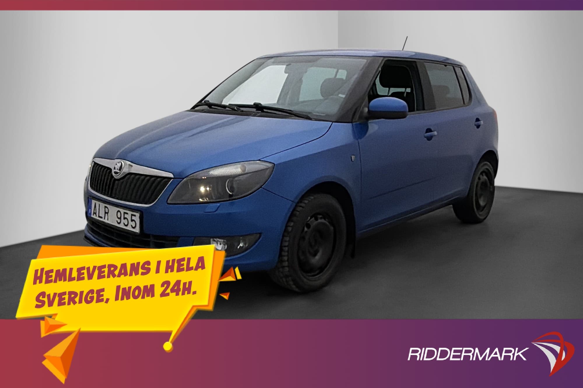 Skoda Fabia 1.2 TSI 105hk Ambiente Värmare P-Sensorer Farth