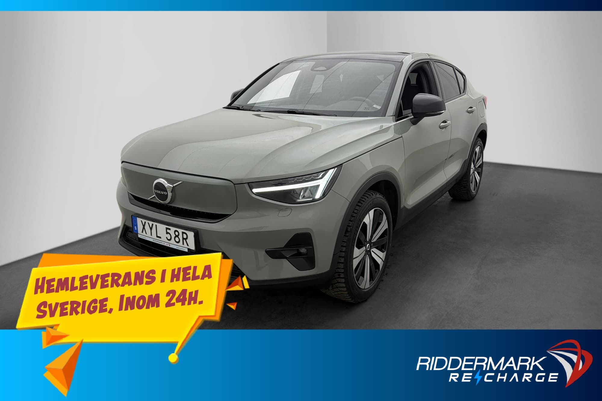 Volvo C40 Recharge Single Motor Plus Drag Kamera Värm MOMS