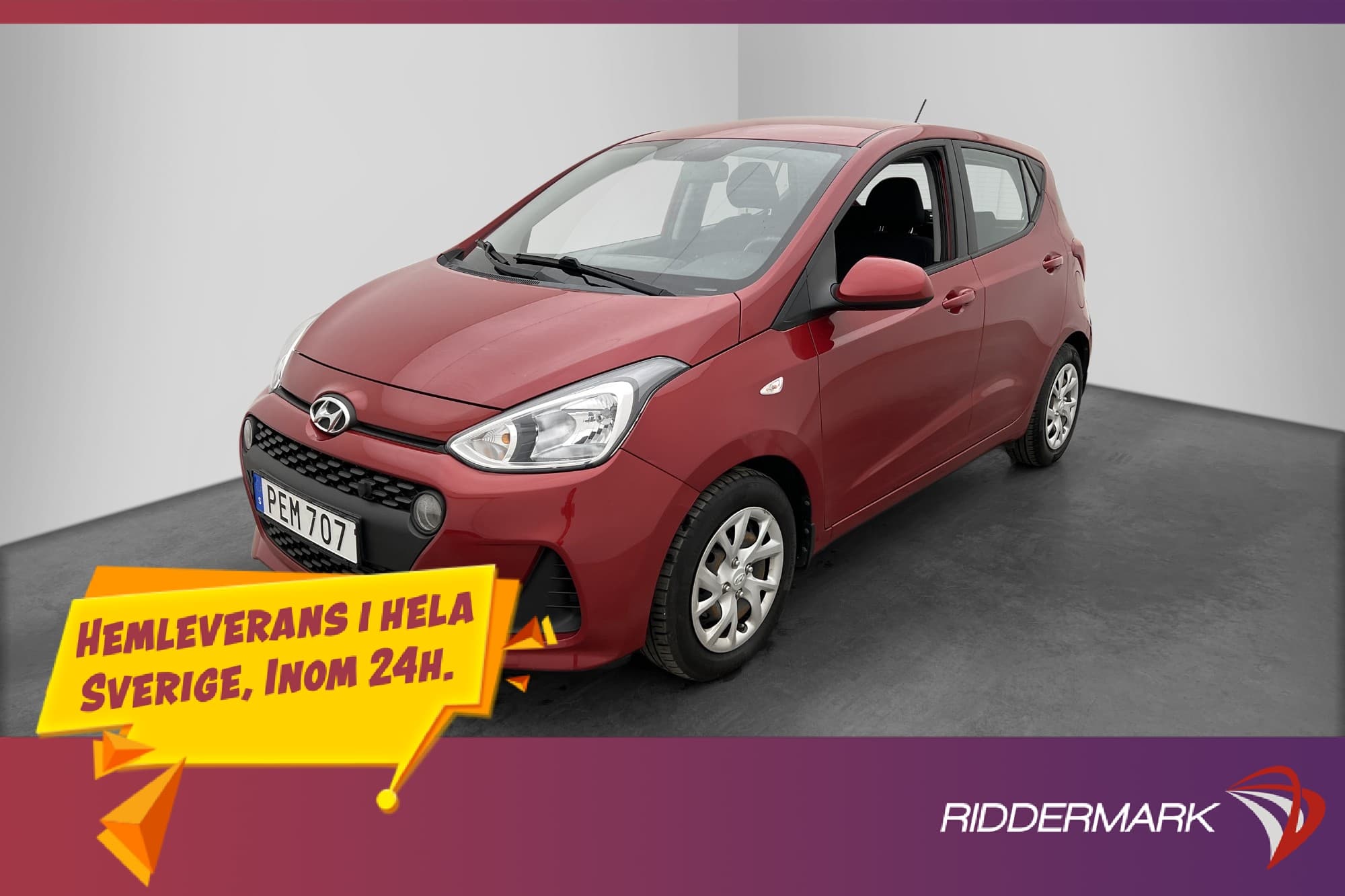 Hyundai i10 1.0 blue 67hk Comfort Värmare Rattvärm Låg Skatt