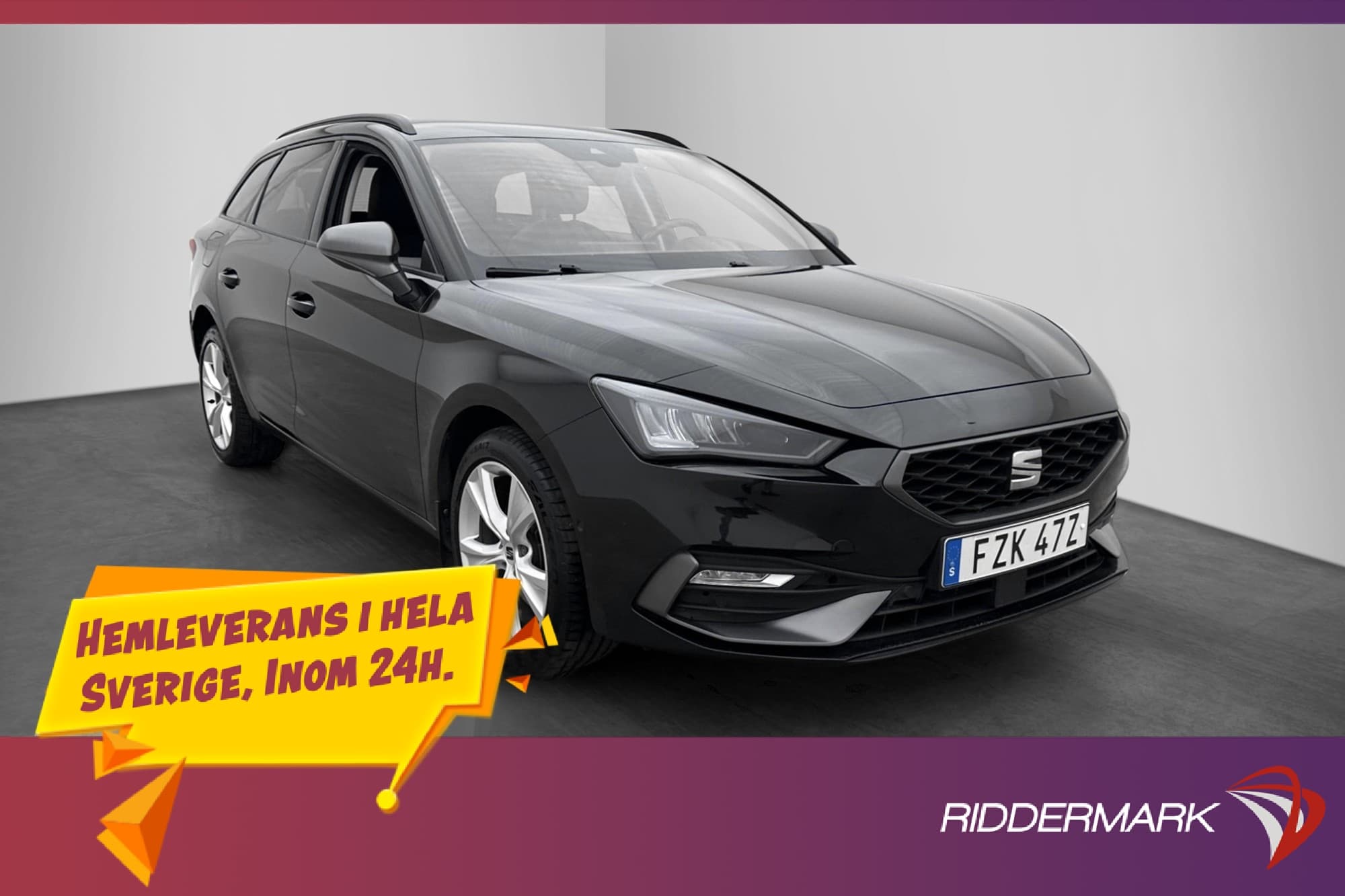 Seat Leon ST E-Hybrid 204hk FR Cockpit Kamera Navi Dragkrok