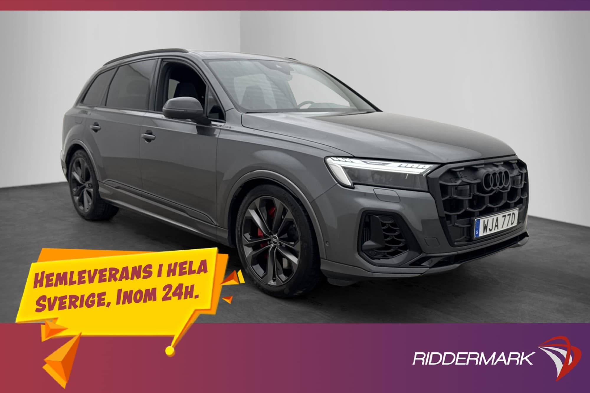 Audi Q7 60 TFSI e Q S-Line Luft Pano B&O Cockpit Läder MOMS