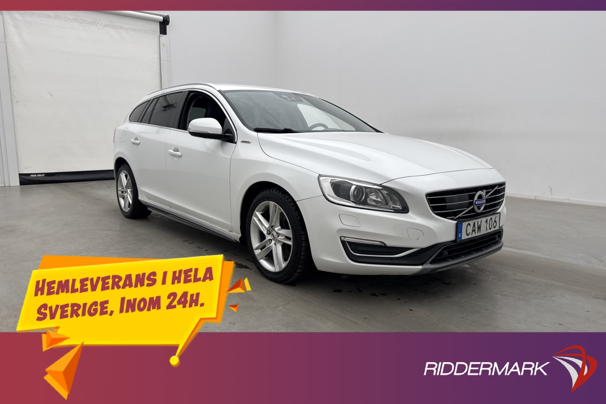 Volvo V60 D6 Plug-in AWD Summum VOC Värmare H/K Kamera Drag