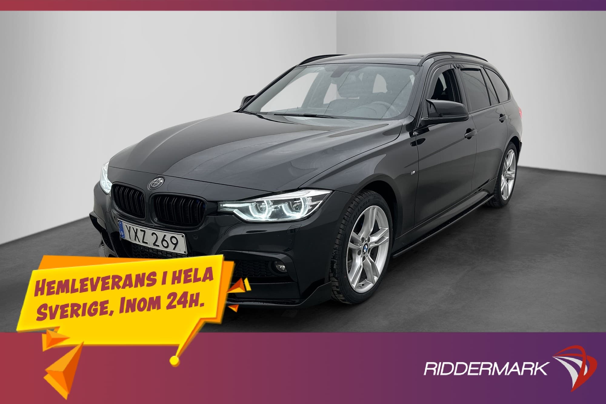 BMW 320 d xDrive M Sport Skinn Drag Rattvärme Sensorer Navi