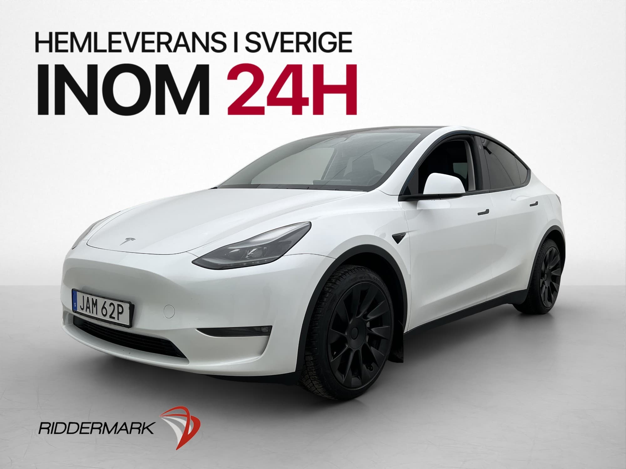 Tesla Model Y Long Range AWD Autopilot En-Brukare Svensksåld