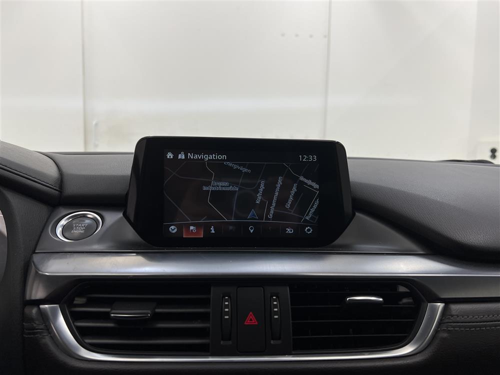 Mazda 6 Kombi 2.2 AWD 175hk  GPS BOSE B-kam M-värm 0,54l/mil