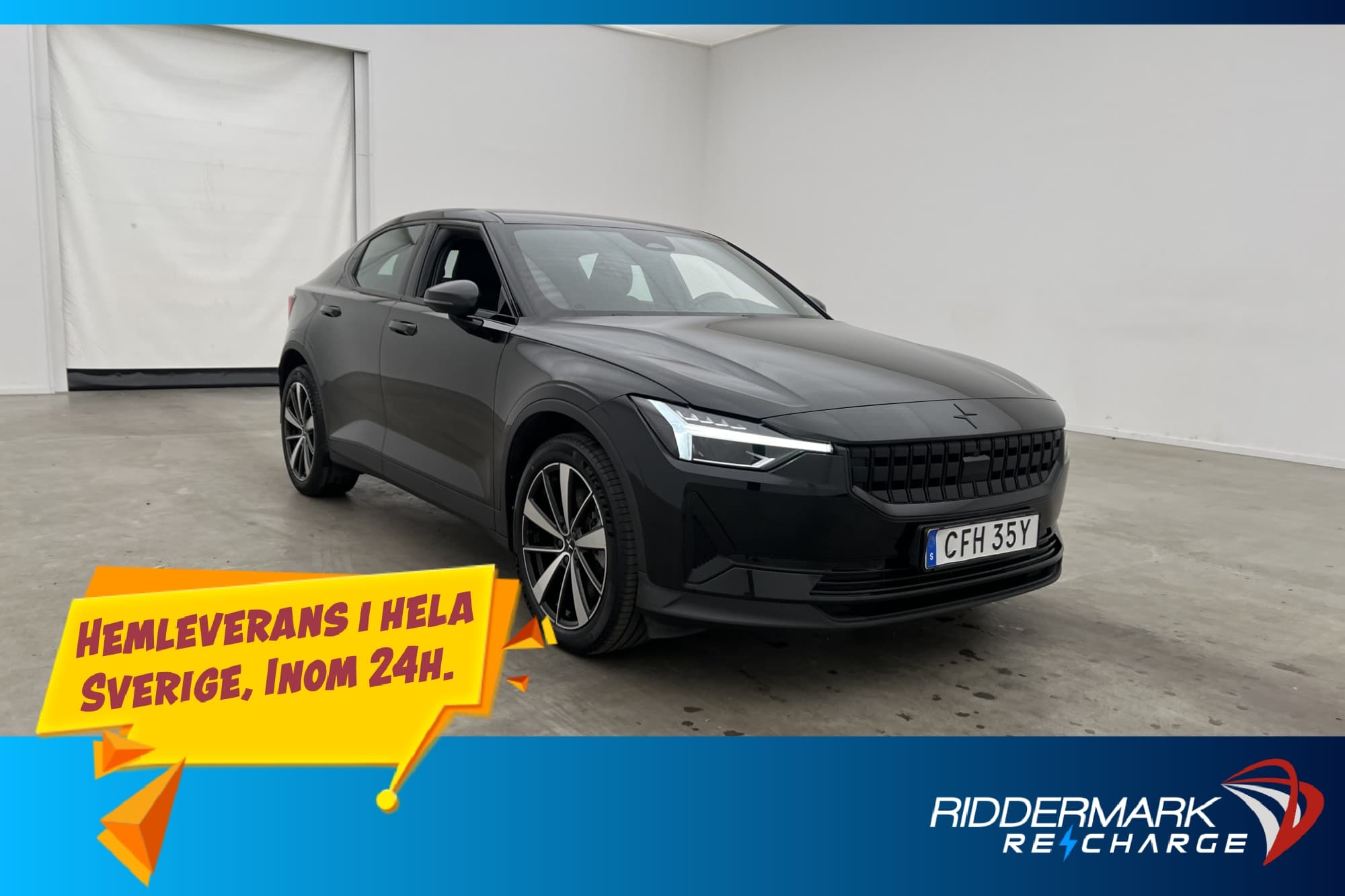 Polestar 2 Long Range 231hk Värmare Kamera CarPlay MOMS