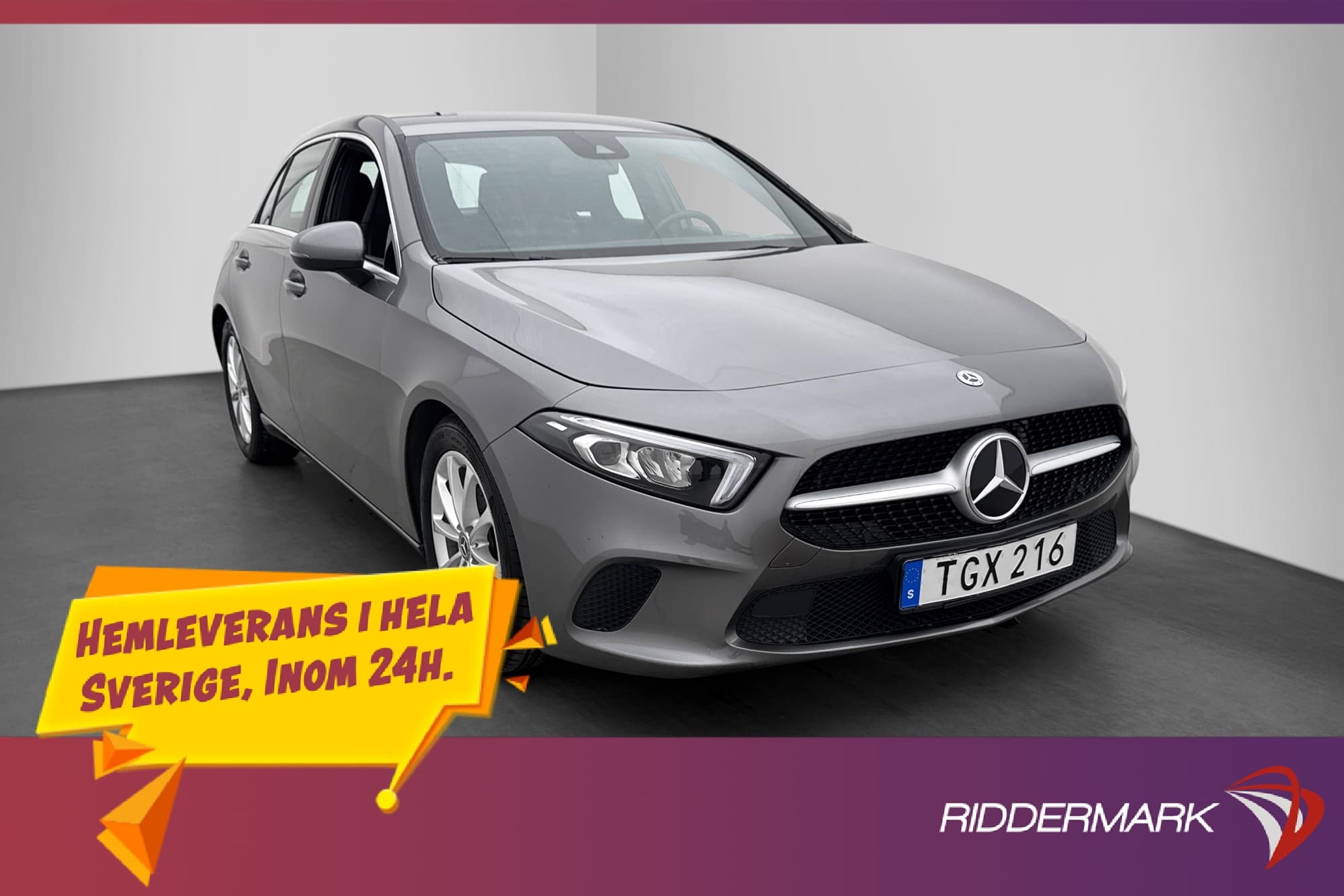 Mercedes-Benz A 180 116hk Kamera Skinn Farthållare