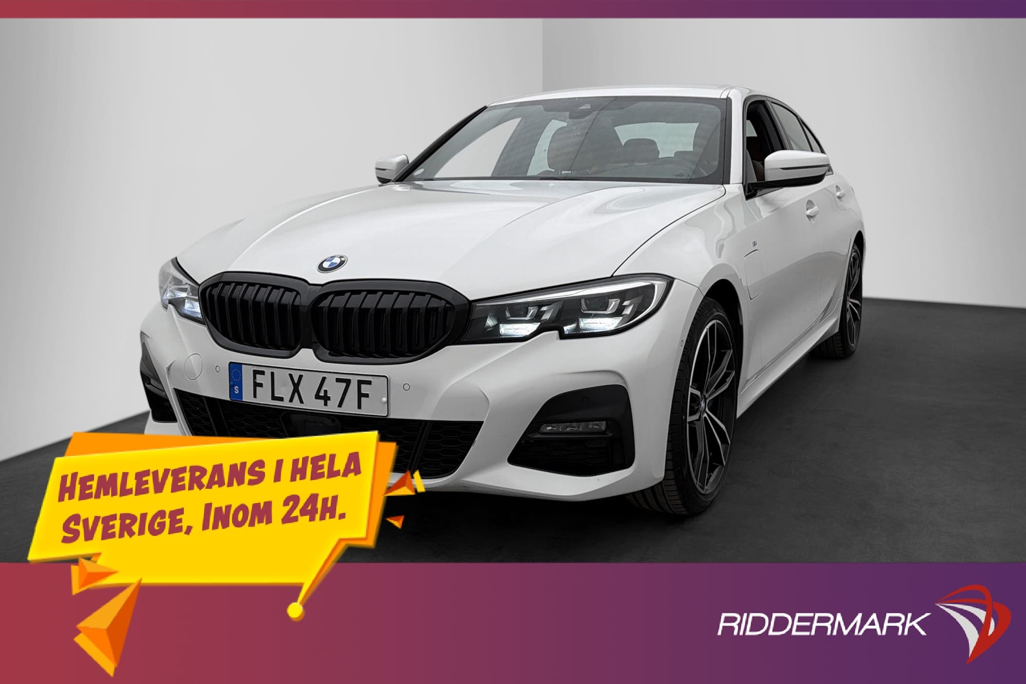 BMW 330e xDrive Sedan M Sport Skinn Drag HiFi Kamera Navi