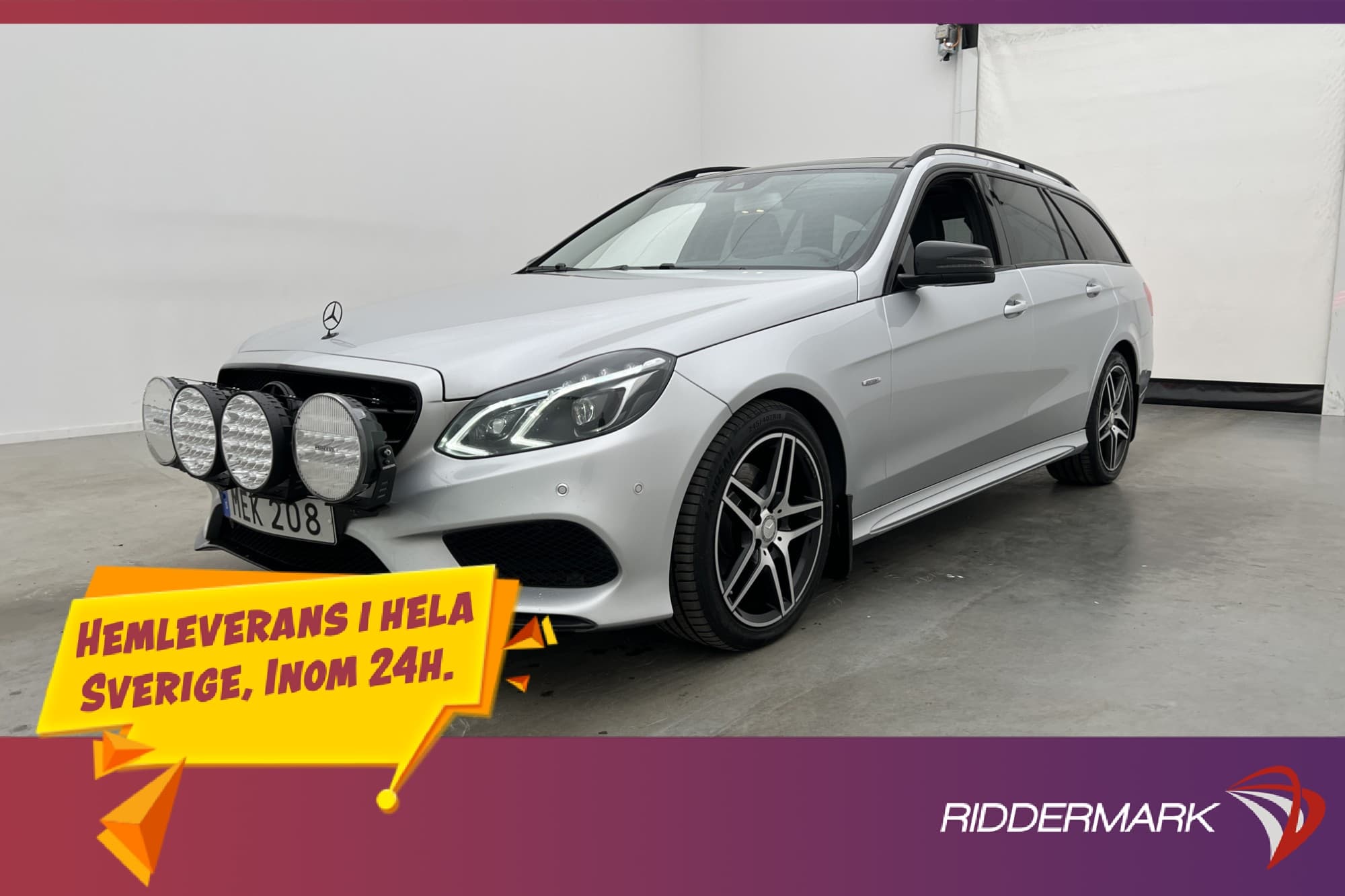 Mercedes-Benz E 220 T 4M 170hk AMG Pano D-Värmare H/K Kamera