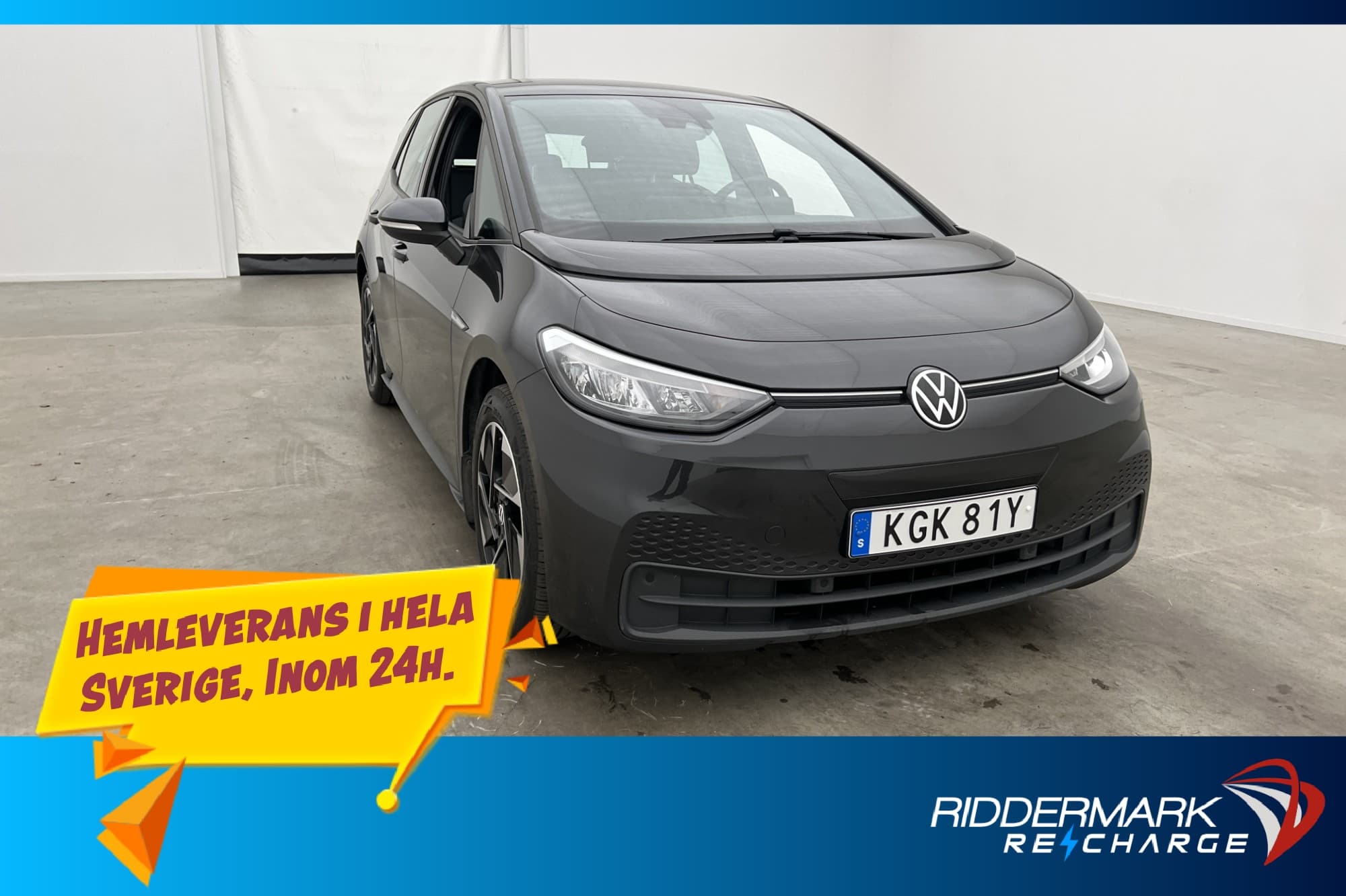 Volkswagen ID.3 Pro Performance Navi Rattvärme MOMS