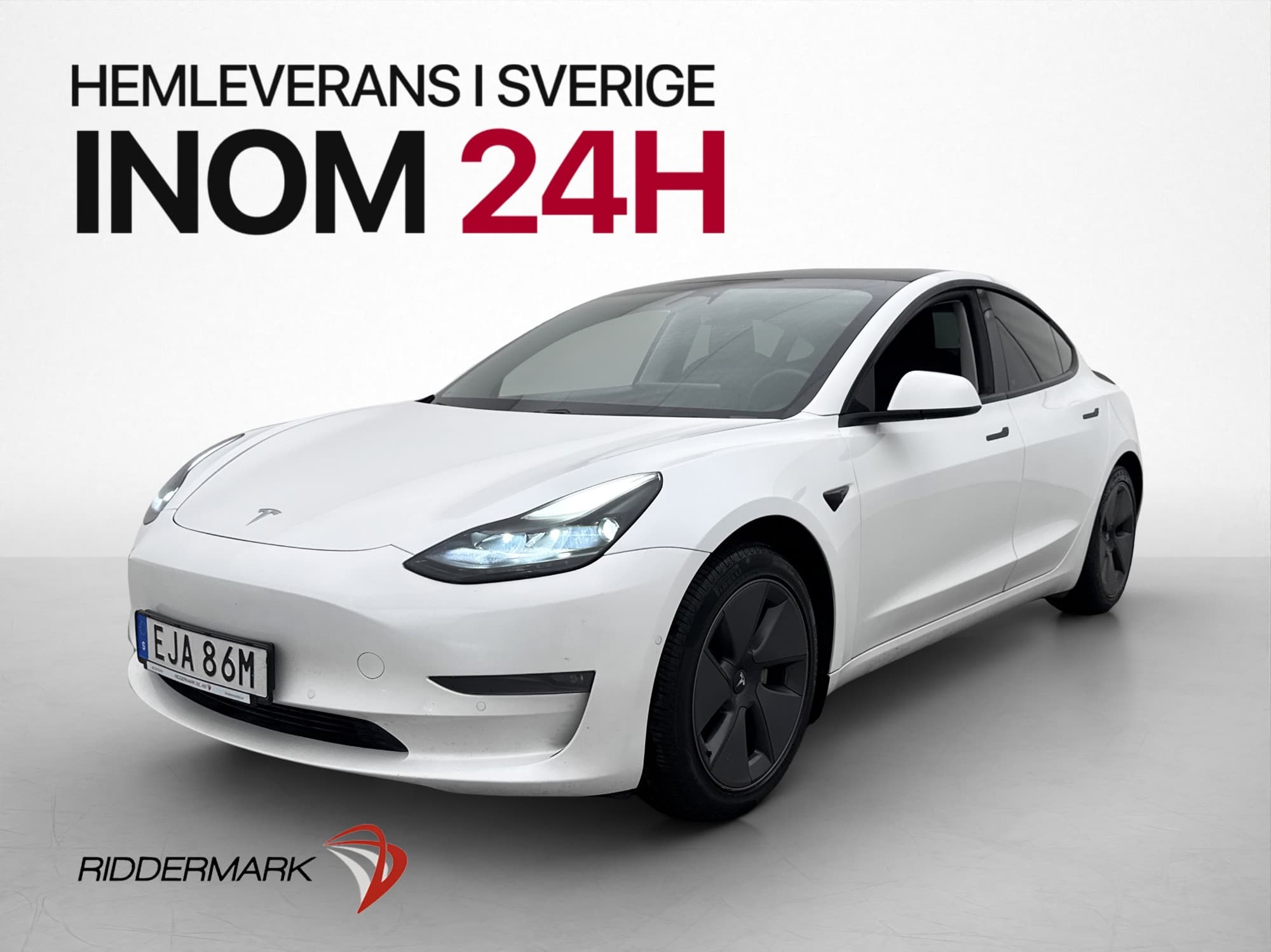 Tesla Model 3 Long Range AWD Drag Autopilot Svensksåld