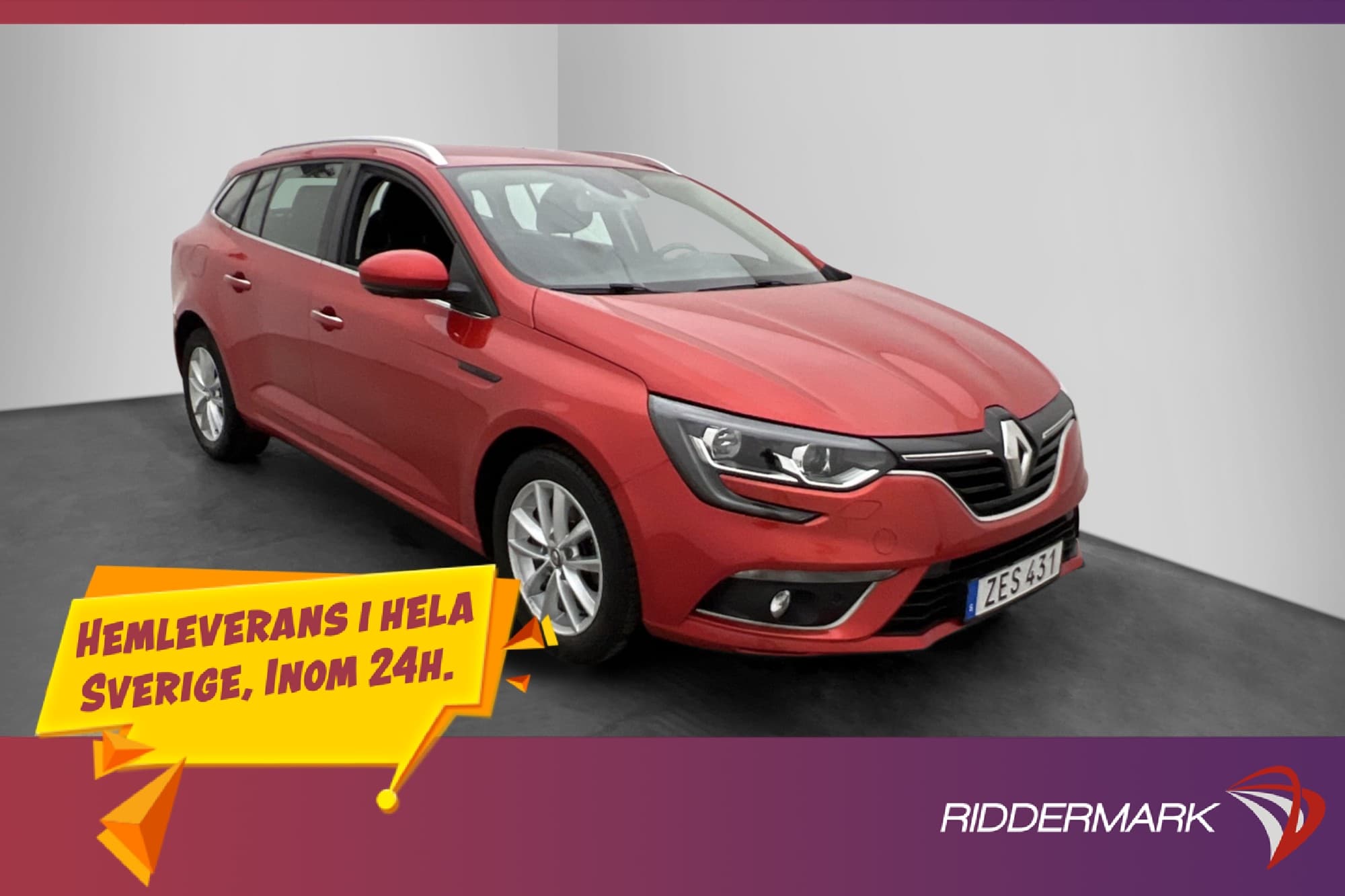 Renault Mégane 1.5 dCi 110hk Navi Keyless Sensorer 0.37L/Mil