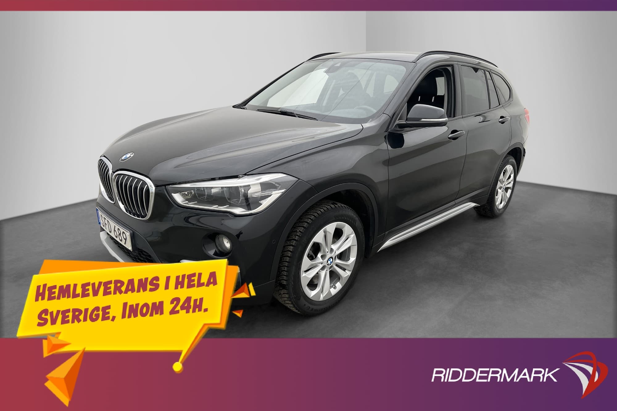 BMW X1 xDrive 190hk X-Line Kamera HiFi Halvskinn Farthållare