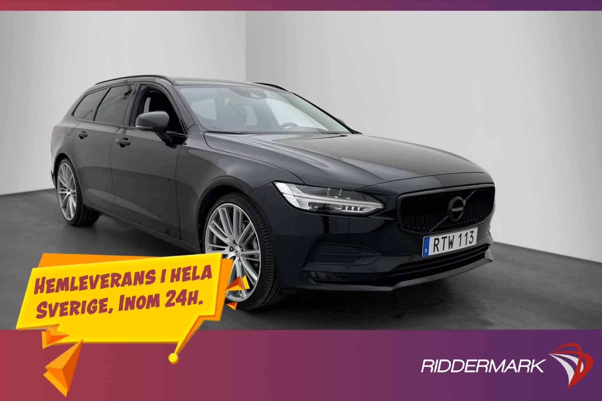 Volvo V90 T5 Momentum VOC Värm Kamera HuD CarPlay Navi BLIS