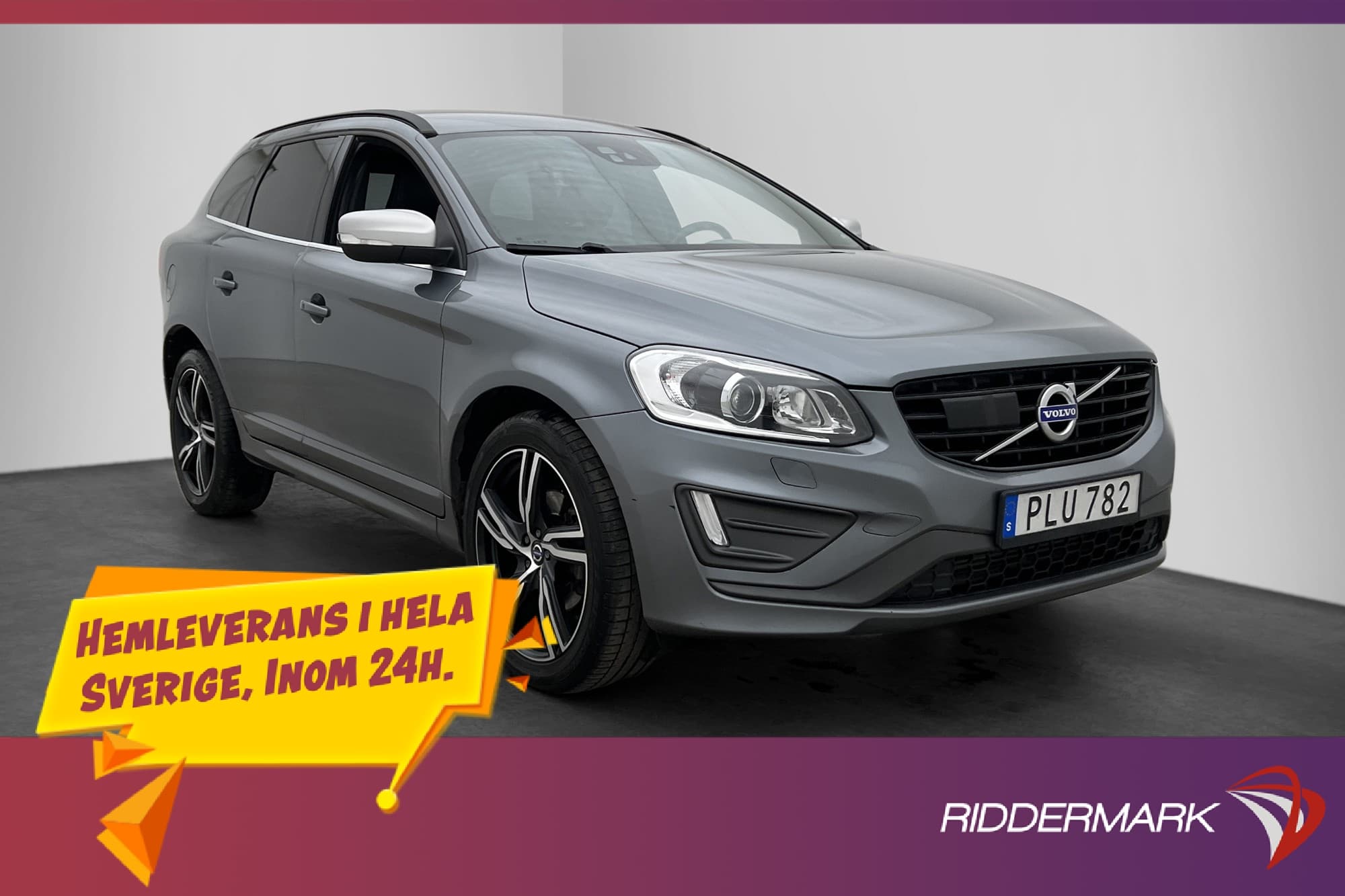 Volvo XC60 D4 190hk AWD R-Design VOC Värmare Skinn Drag