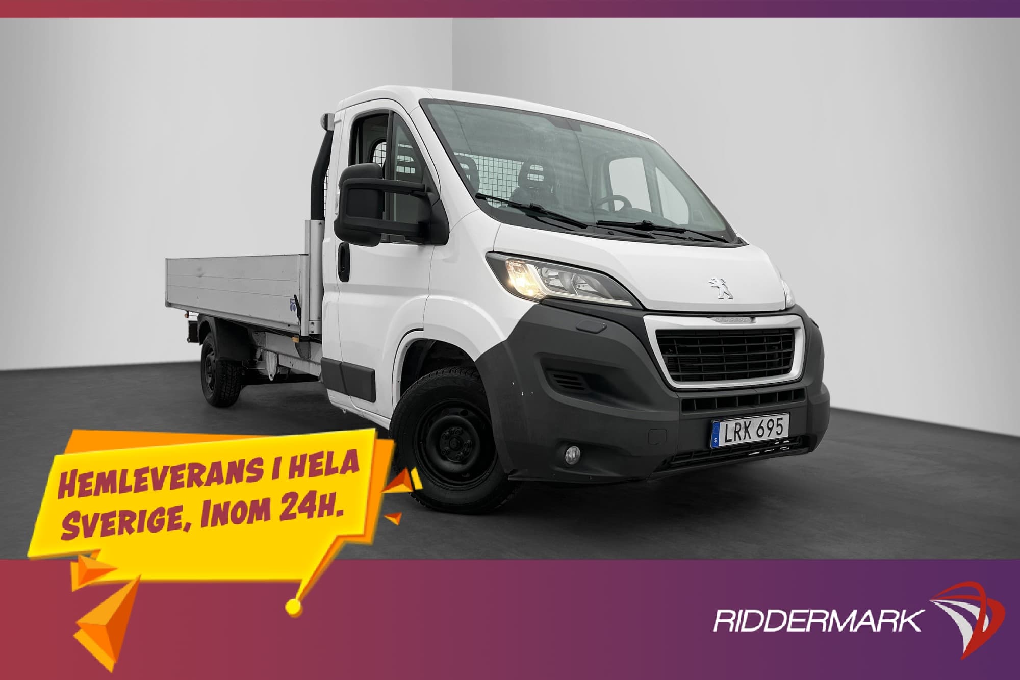 Peugeot Boxer 2.0HDi 131hk Ny-Kamrem Värmare 3-Sit Drag MOMS