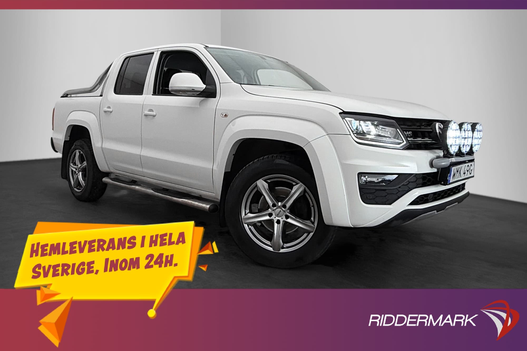 Volkswagen Amarok 3.0 V6 4M Värm Drag CARPLAY Skinn Moms