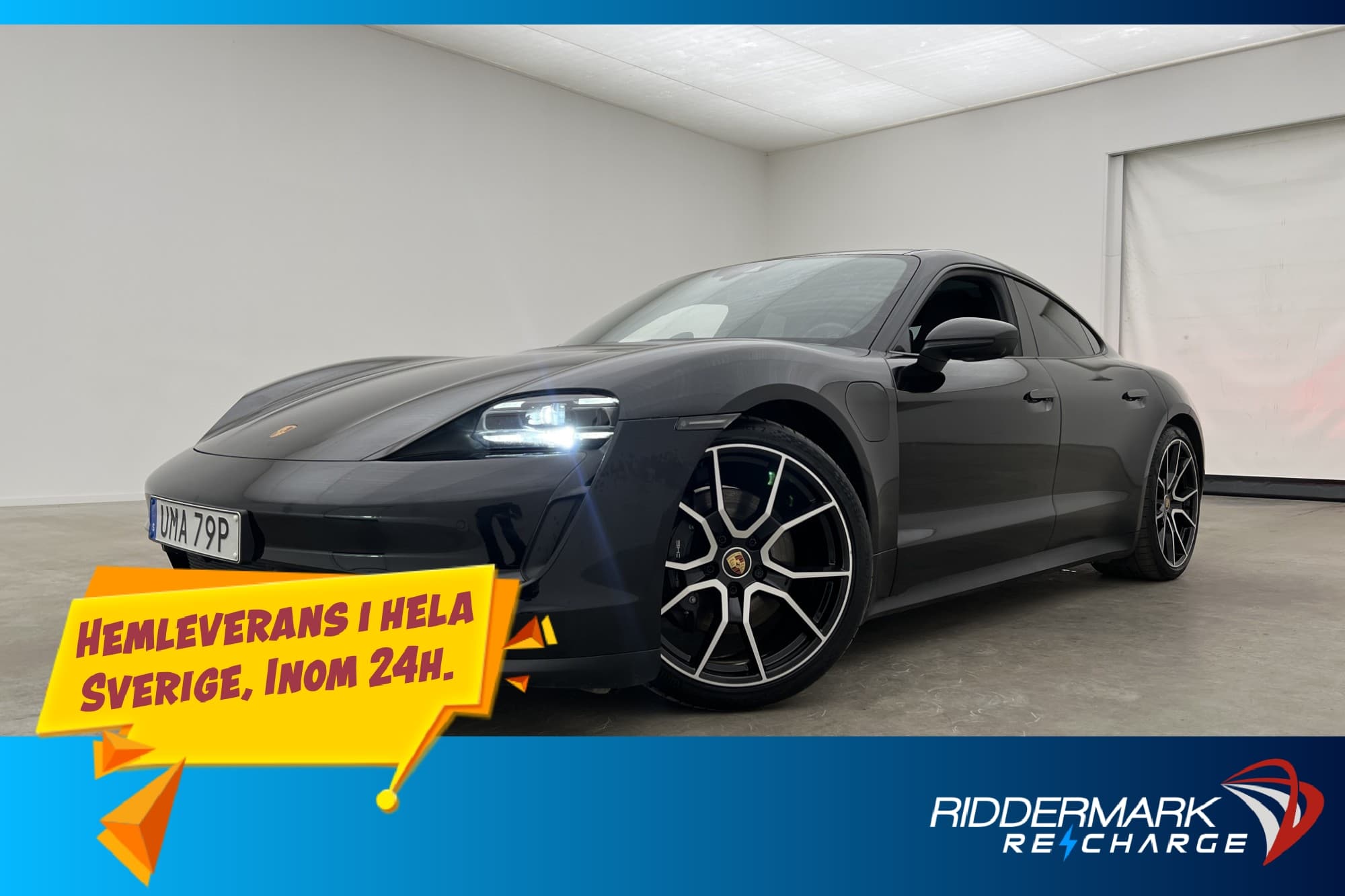 Porsche Taycan DD 381hk Sport Chrono Värmare Pano PDLS 360°