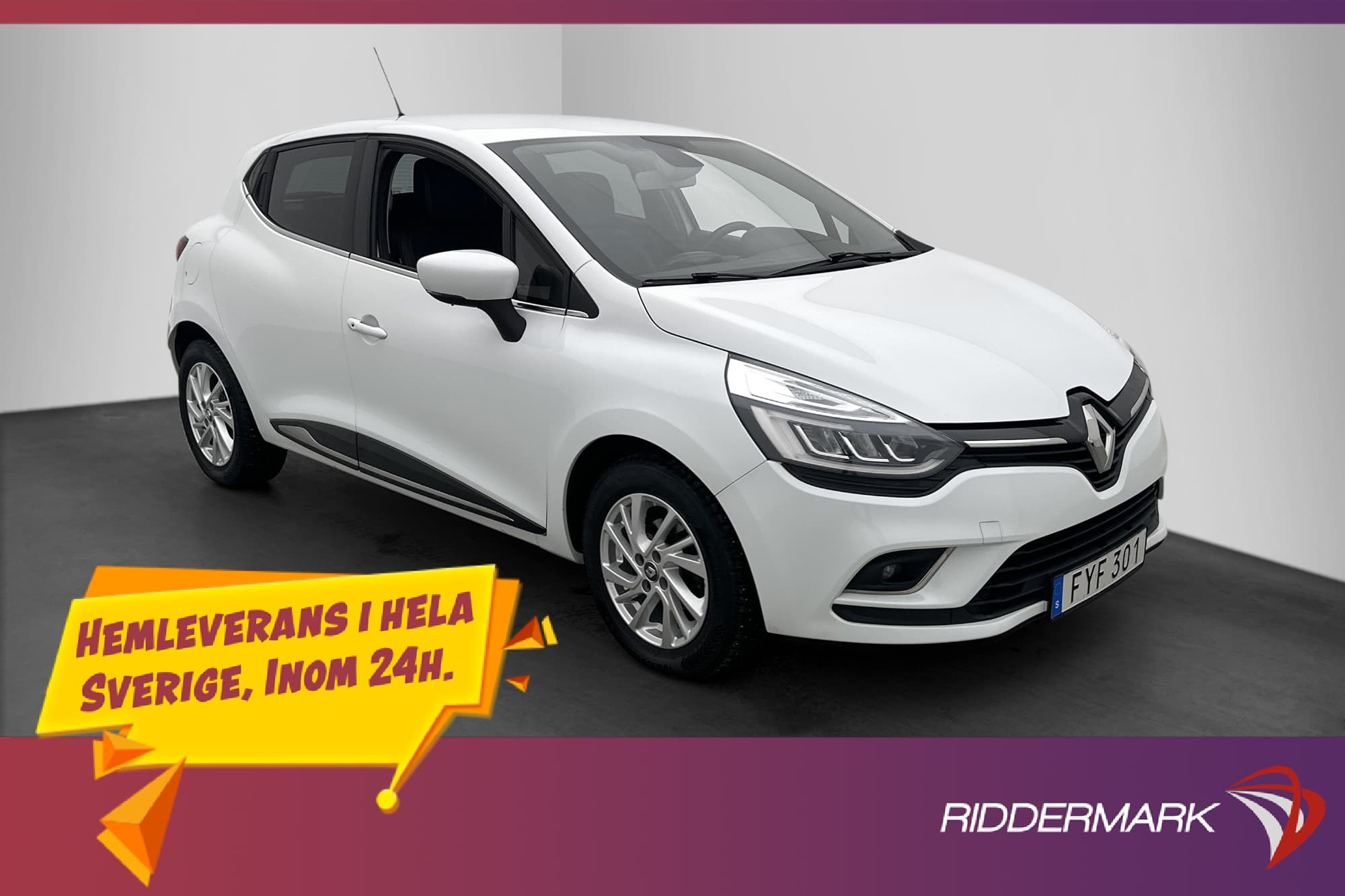 Renault Clio 0.9 TCe 90hk Intens Navi P Sensorer Farthållare