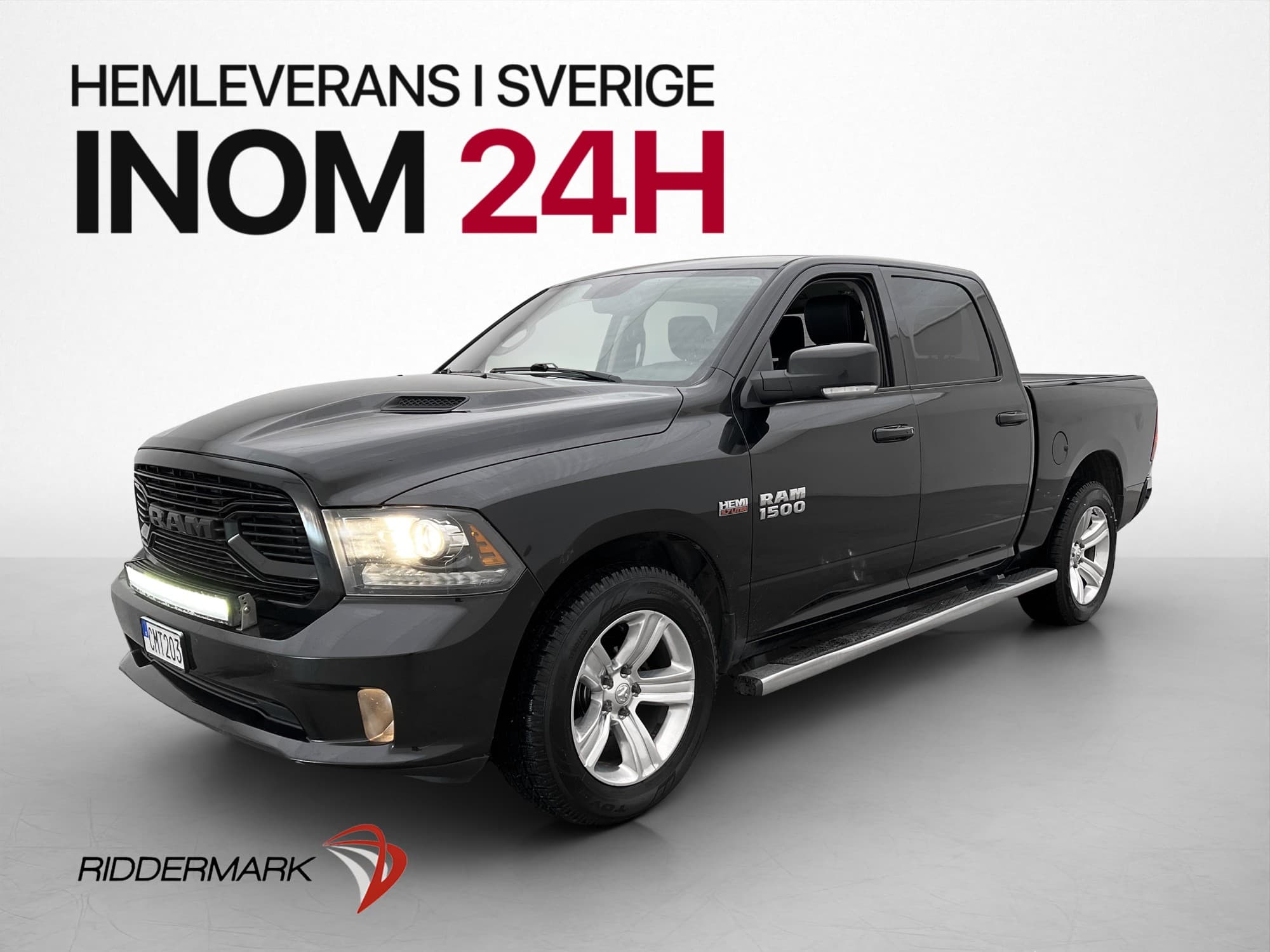 Dodge RAM Sport 5.7 4x4 395hk Luftfjädring Drag Skinn Kamera