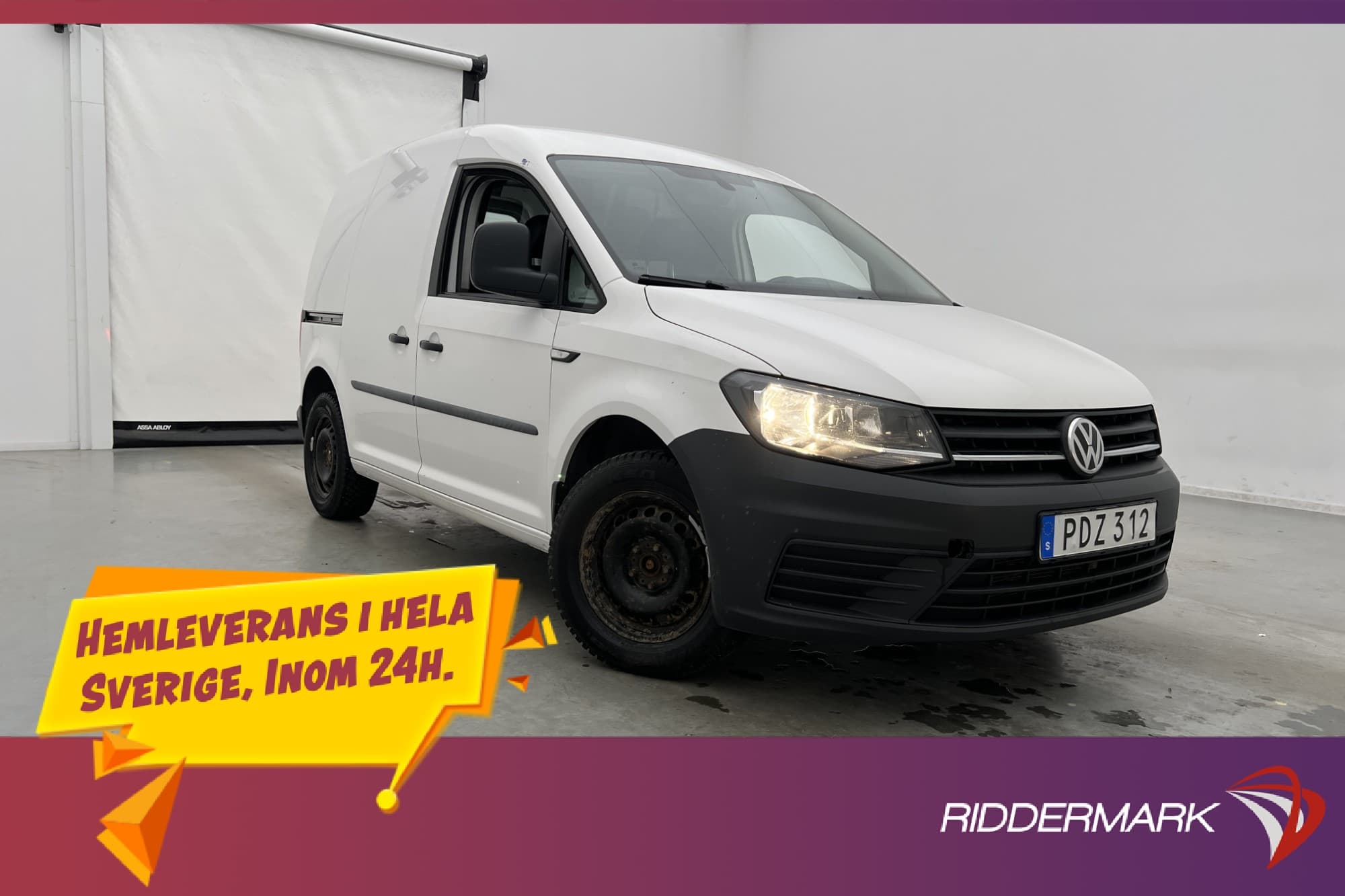 Volkswagen Caddy 2.0TDI Värmare Dragkrok Farthållare 1-Ägare