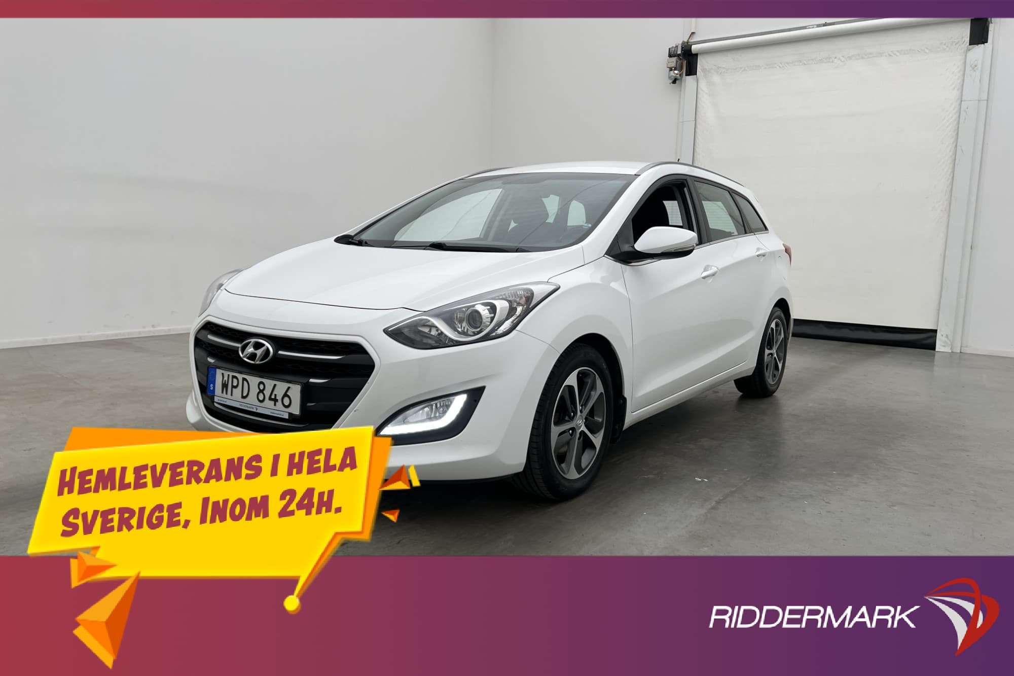 Hyundai i30 Kombi 1.6 135hk Comfort P-Sensorer Rattvärme