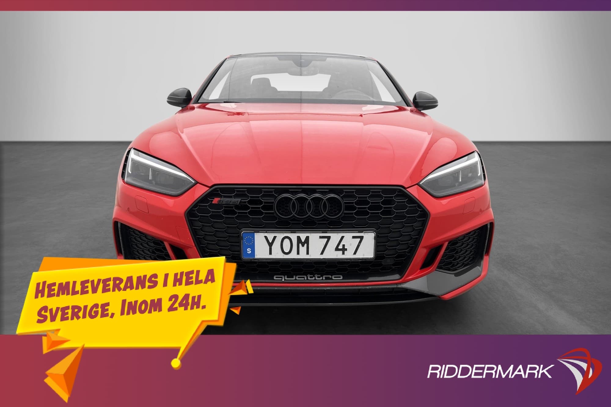 Audi RS5 Coupé Q 450hk Keramiska B&O HUD Kolfiber-Paket