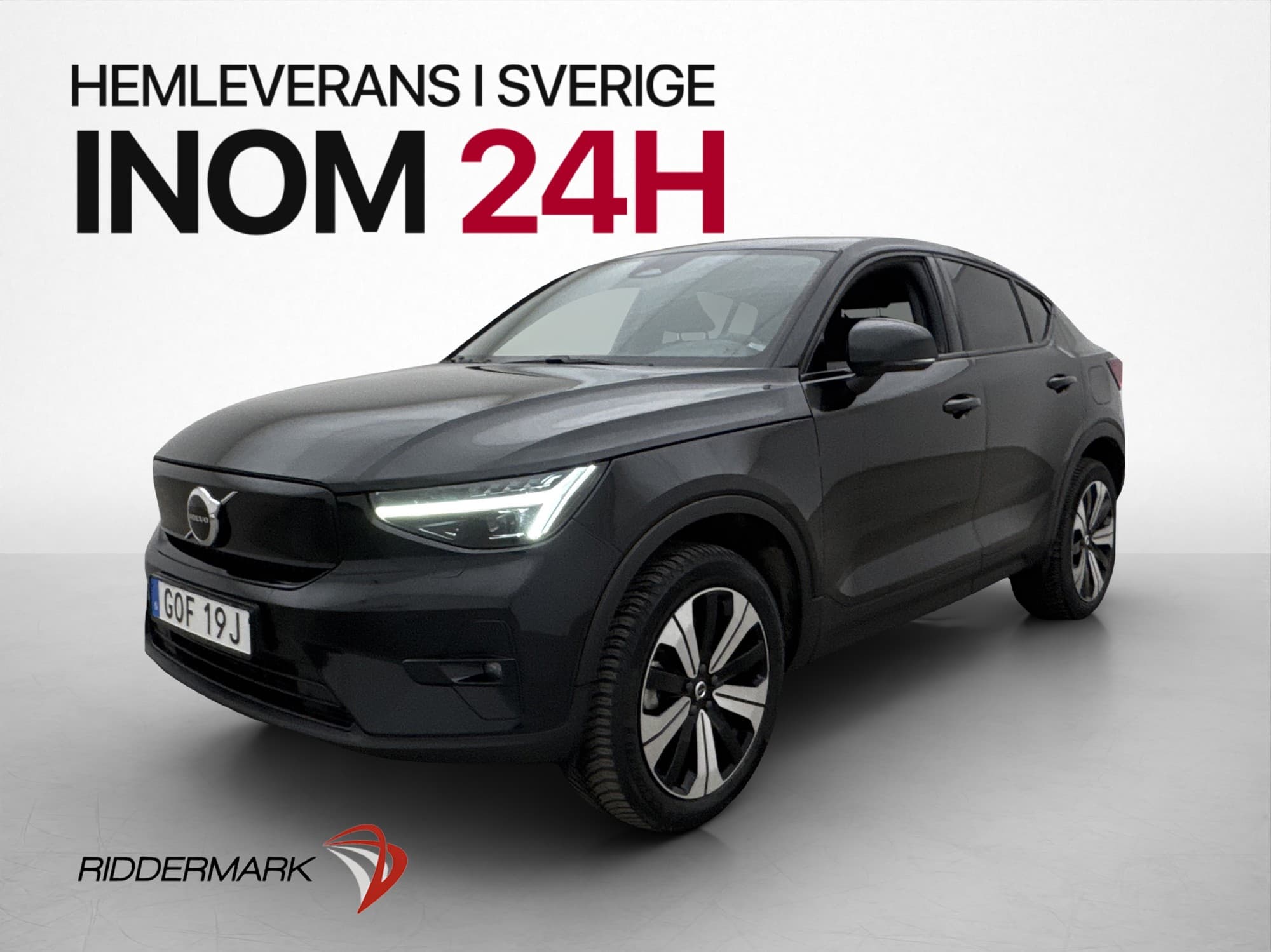 Volvo C40 Recharge Twin Motor AWD Plus Pano Värm BLIS MOMS