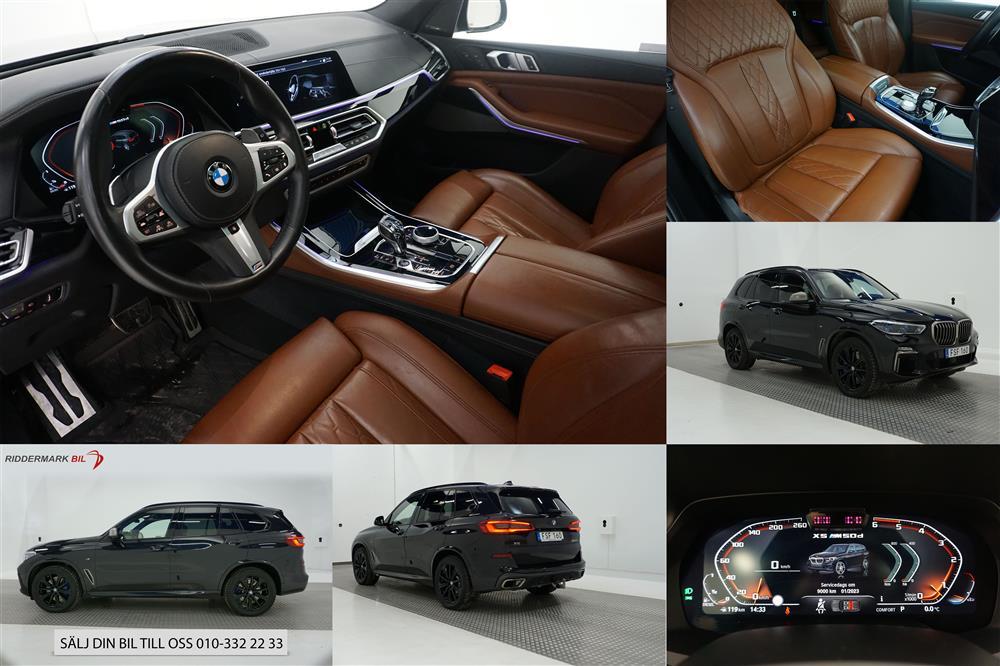 BMW X5 M50d 400hk Innovation D-Värm Sky Lounge H/K HUD 360°exteriör