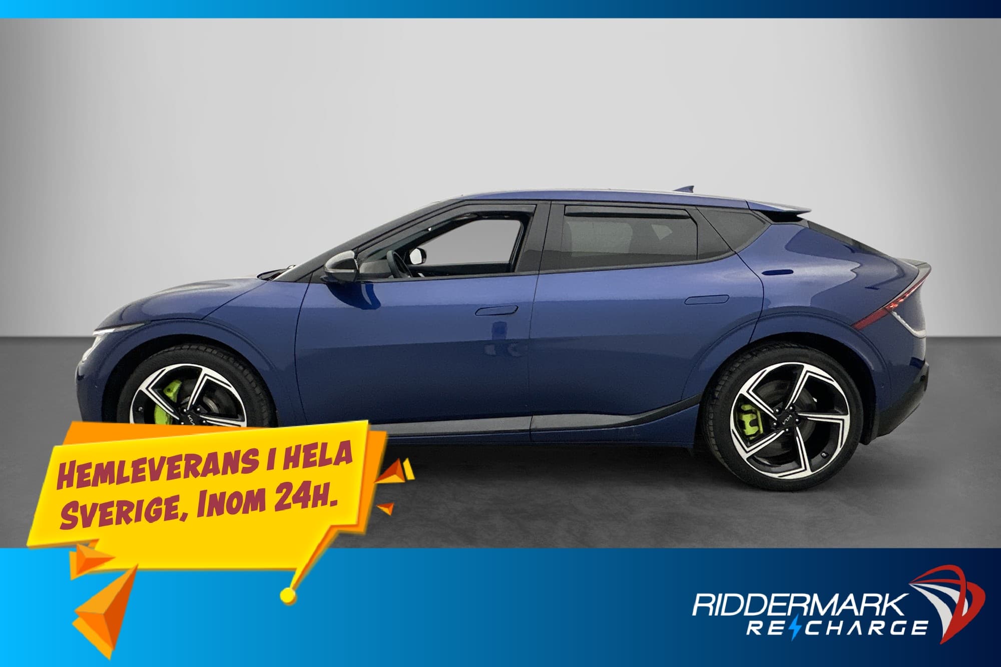 Kia EV6 585hk GT Cockpit 360° HuD Navi Drag T-Lucka Meridian