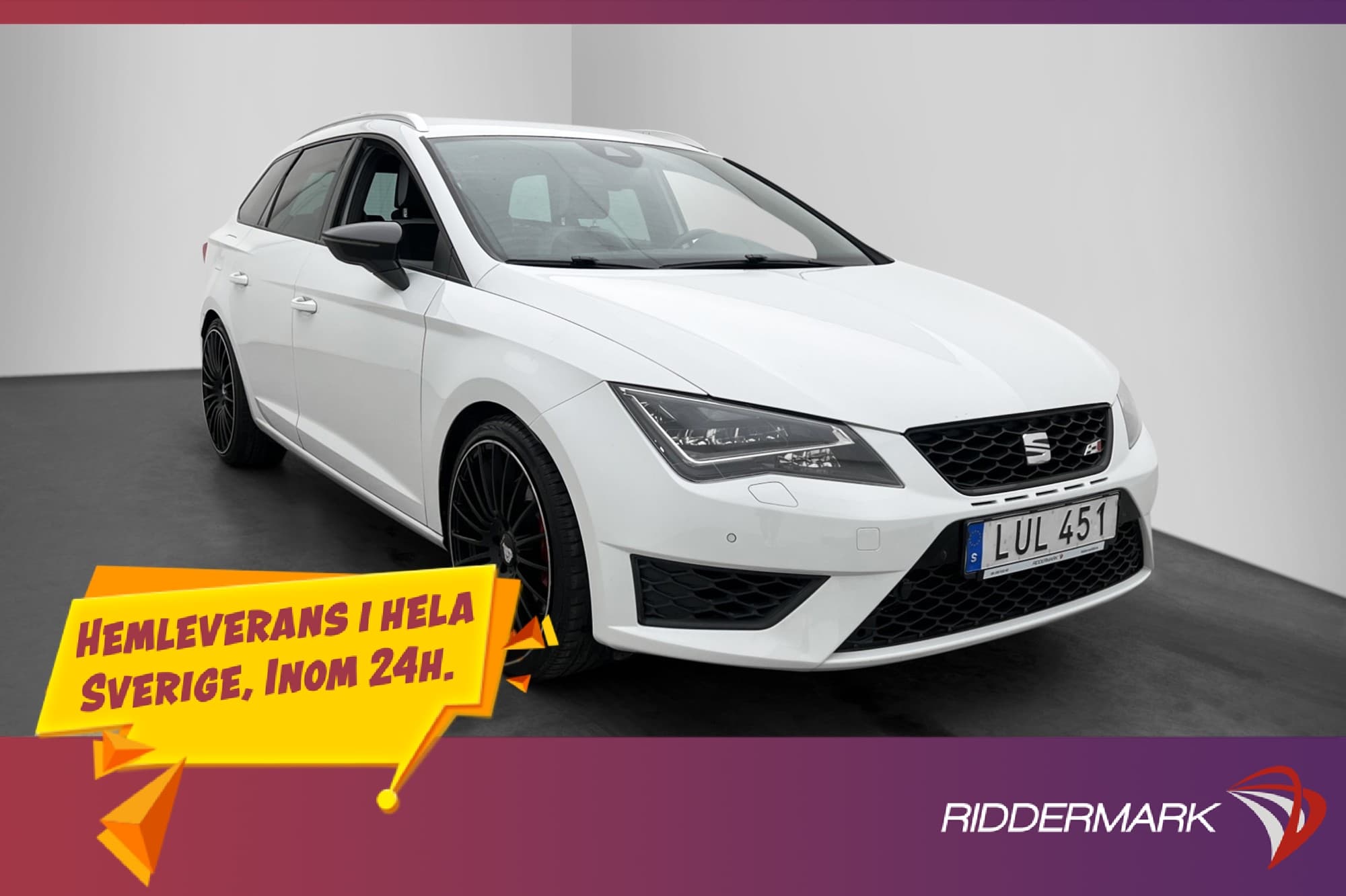Seat Leon ST 280hk Cupra M&K-Värmare Sensorer Navi Halvskinn